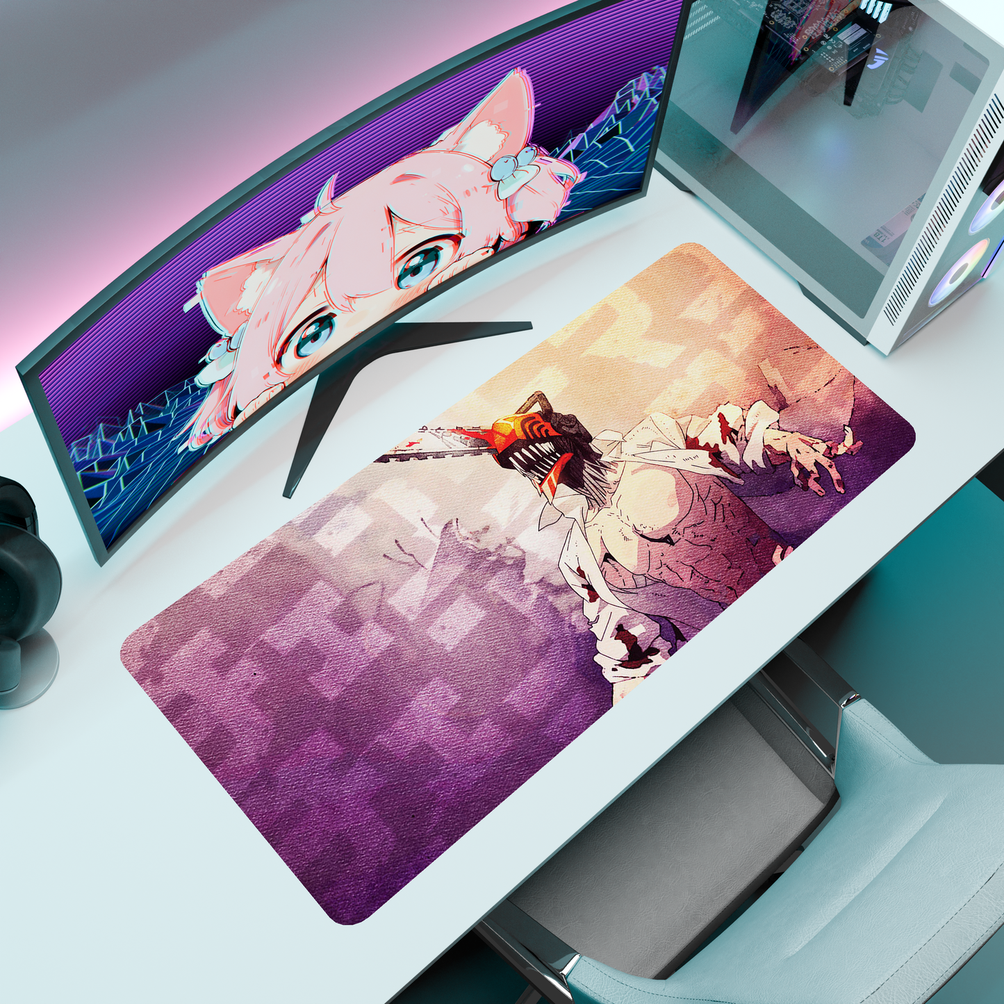 The "Chainsaw Devil" Husbando Deskmat | Style A