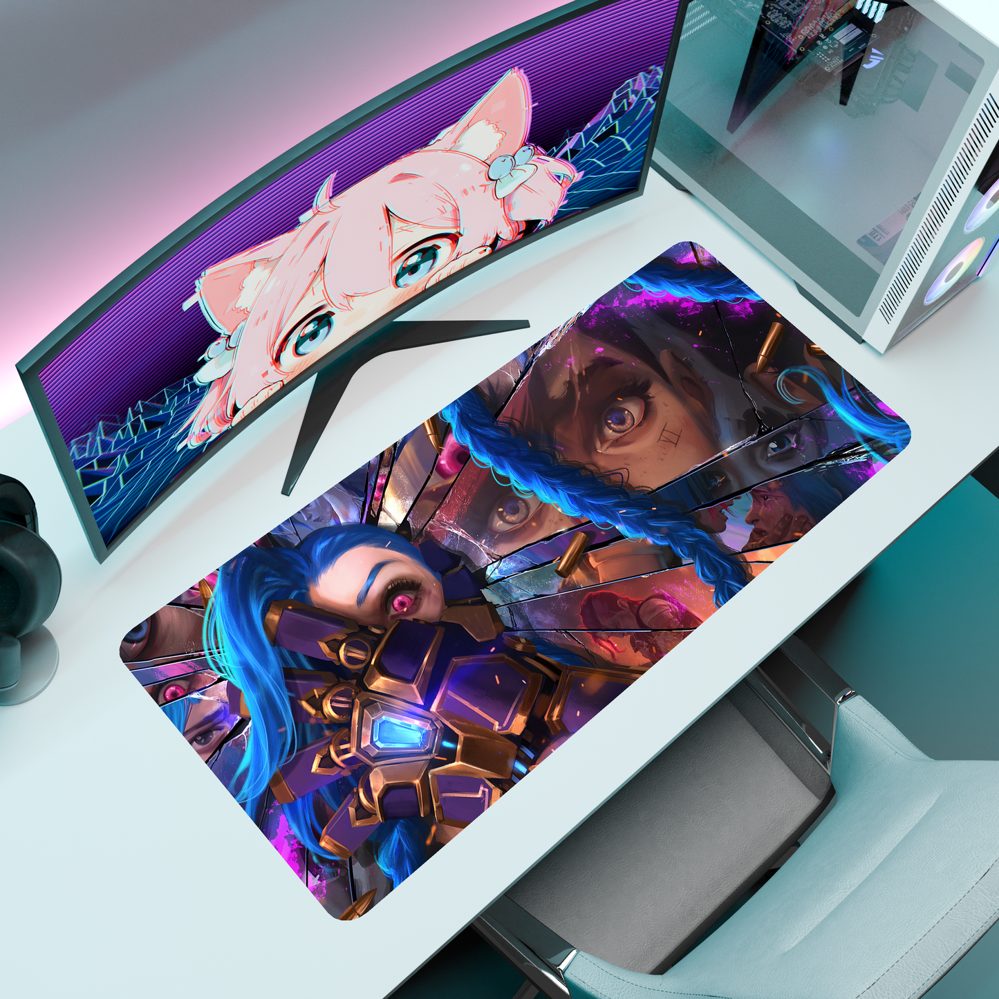 The "Boom Queen" Waifu Deskmat | Style A