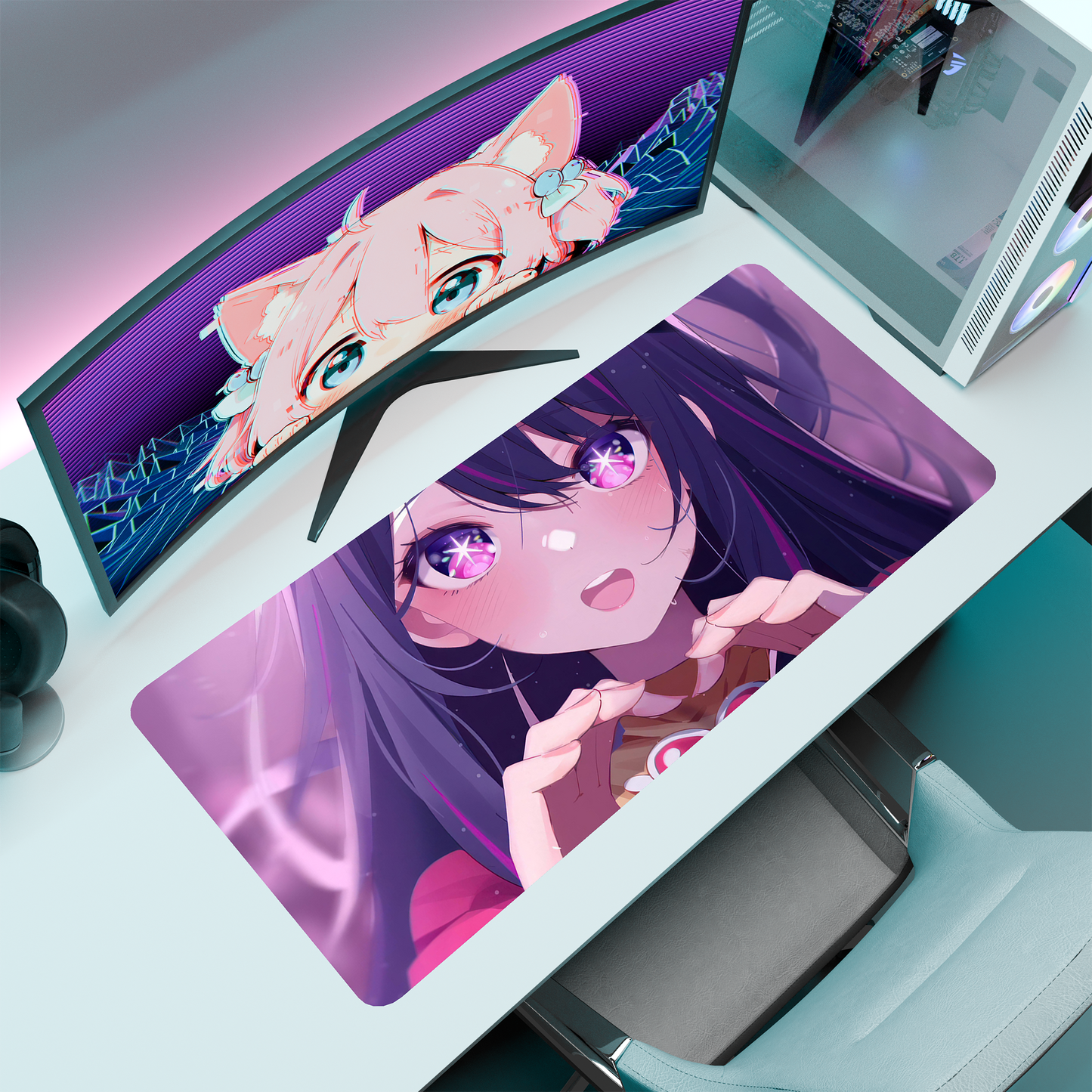 The "Super Idol" Waifu Deskmat | Style A