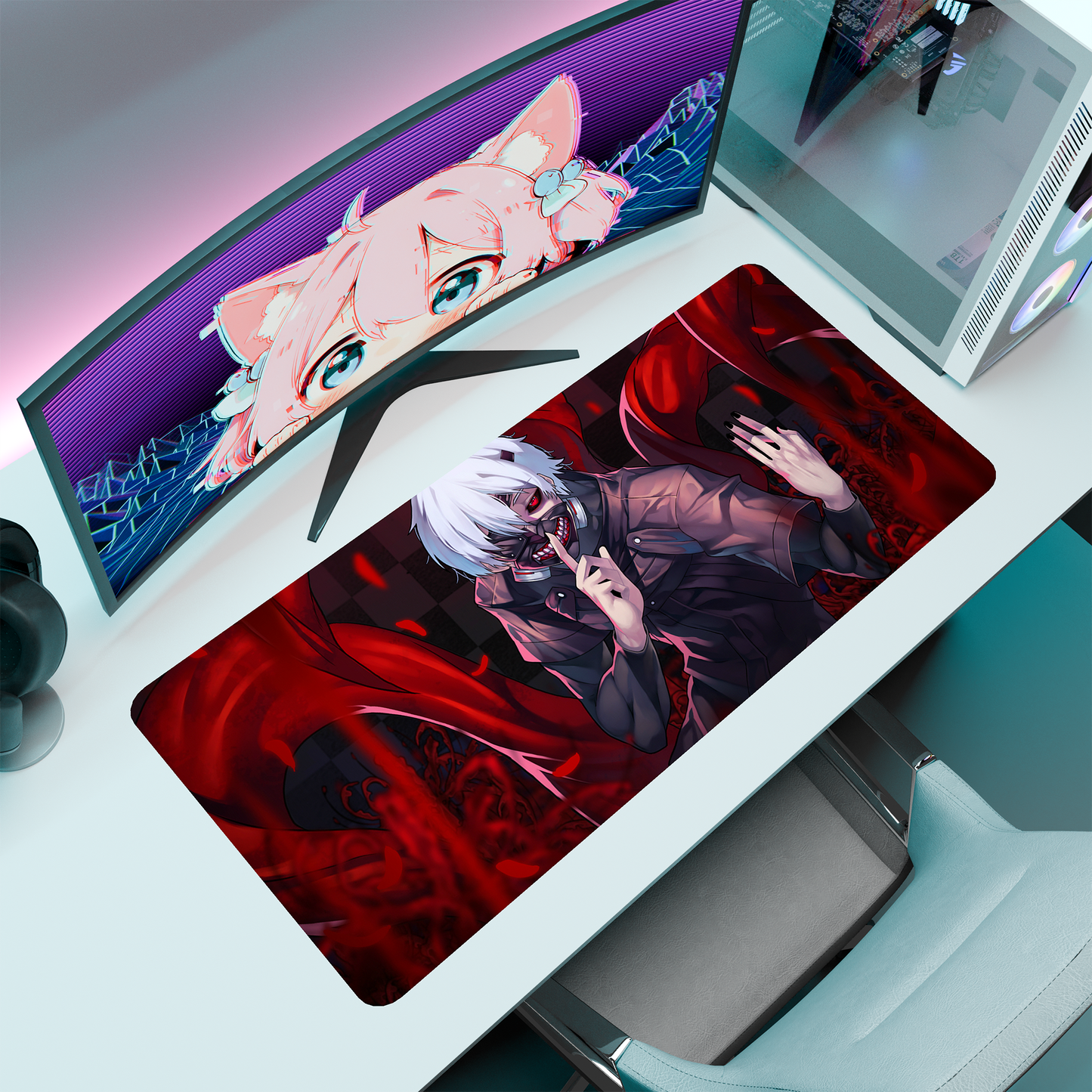 The "One-Eyed King" Husbando Deskmat | Style C