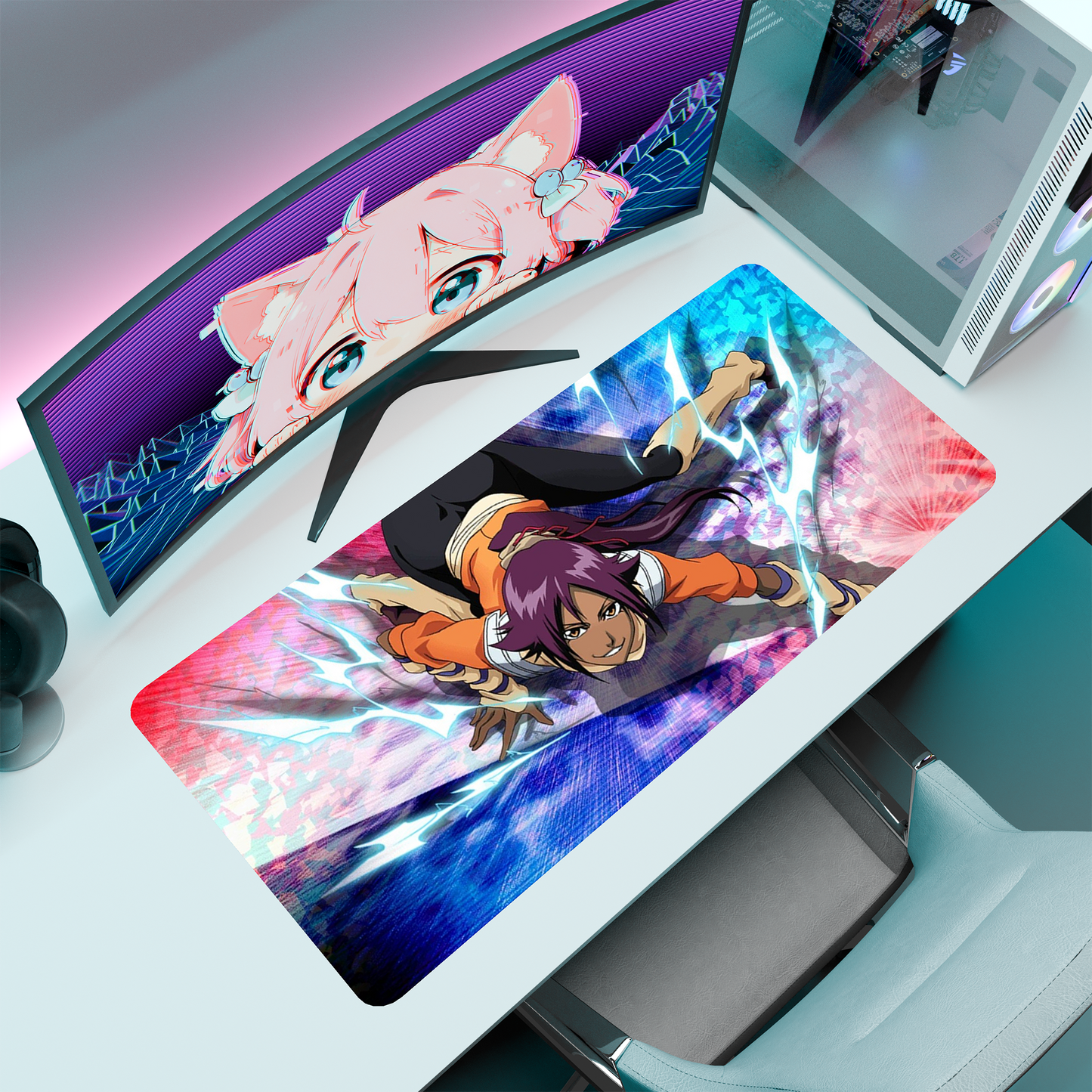 The "Flash Goddess" Waifu Deskmat | Style B