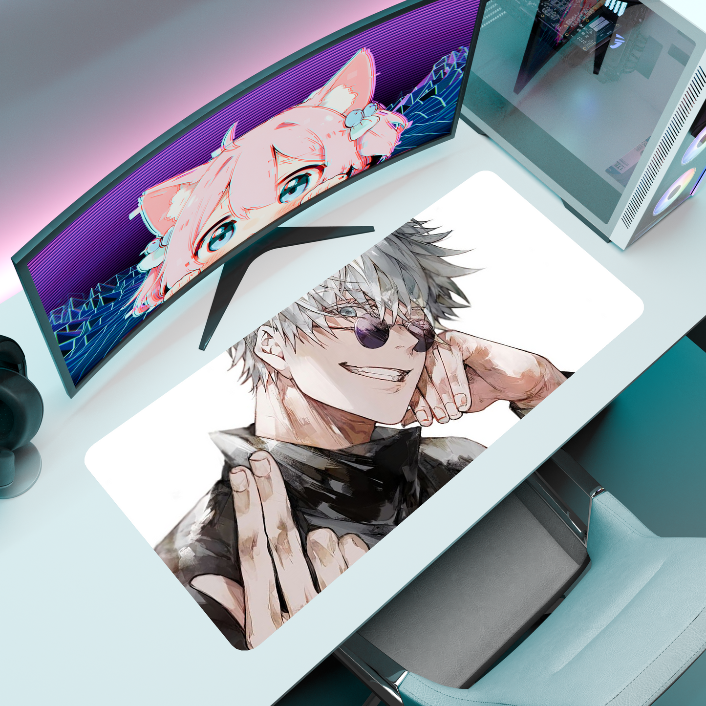 The "Mystic Mentor" Husbando Deskmat | Style C