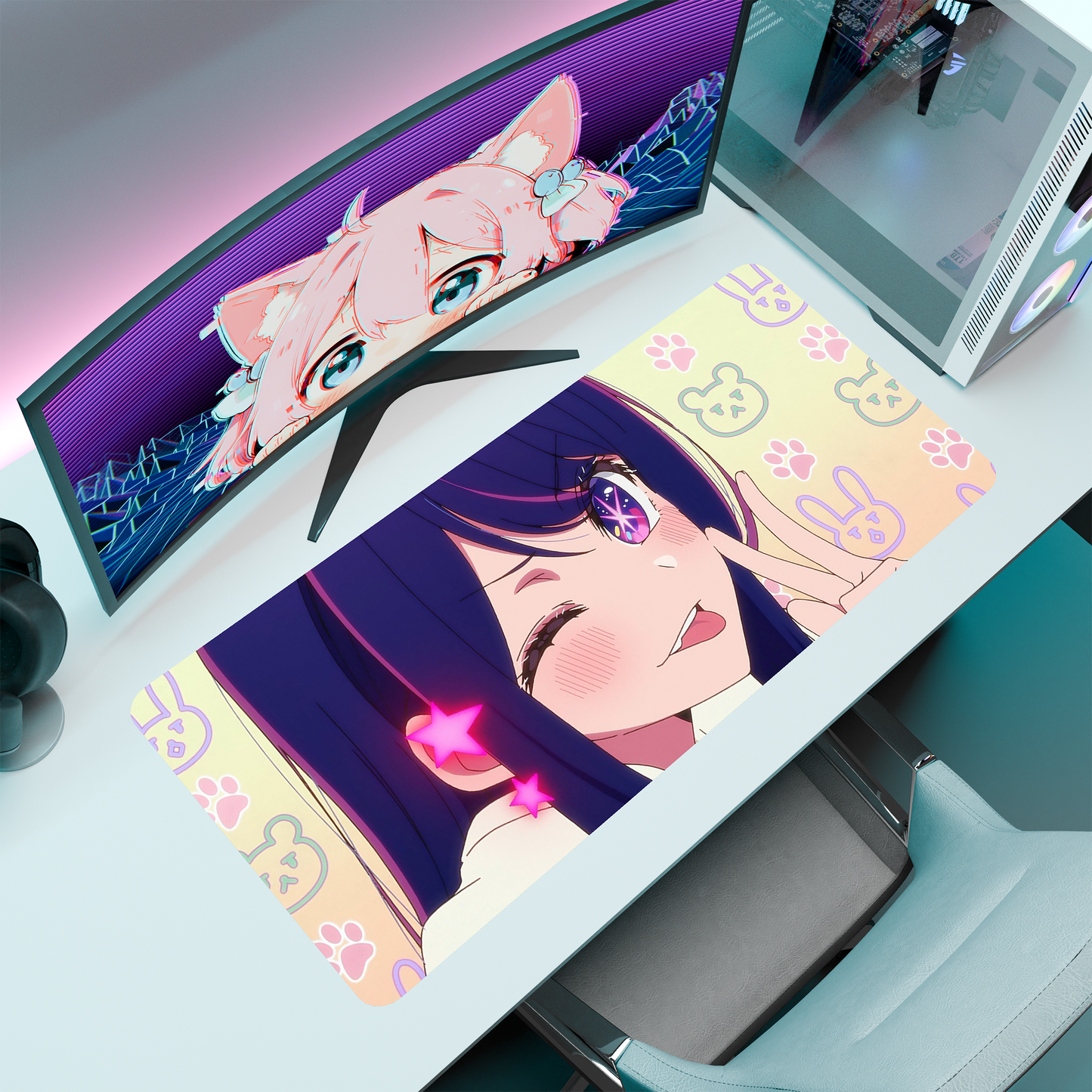 The "Super Idol" Waifu Deskmat | Style B