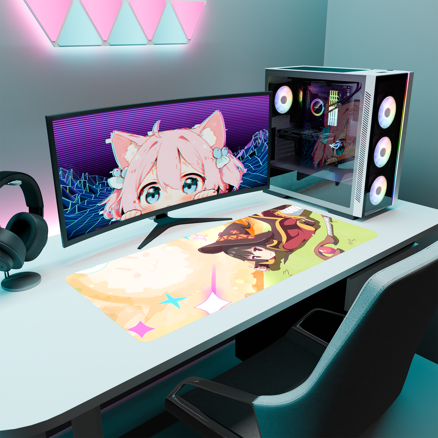 The "Explosion Maniac" Waifu Deskmat | Style A