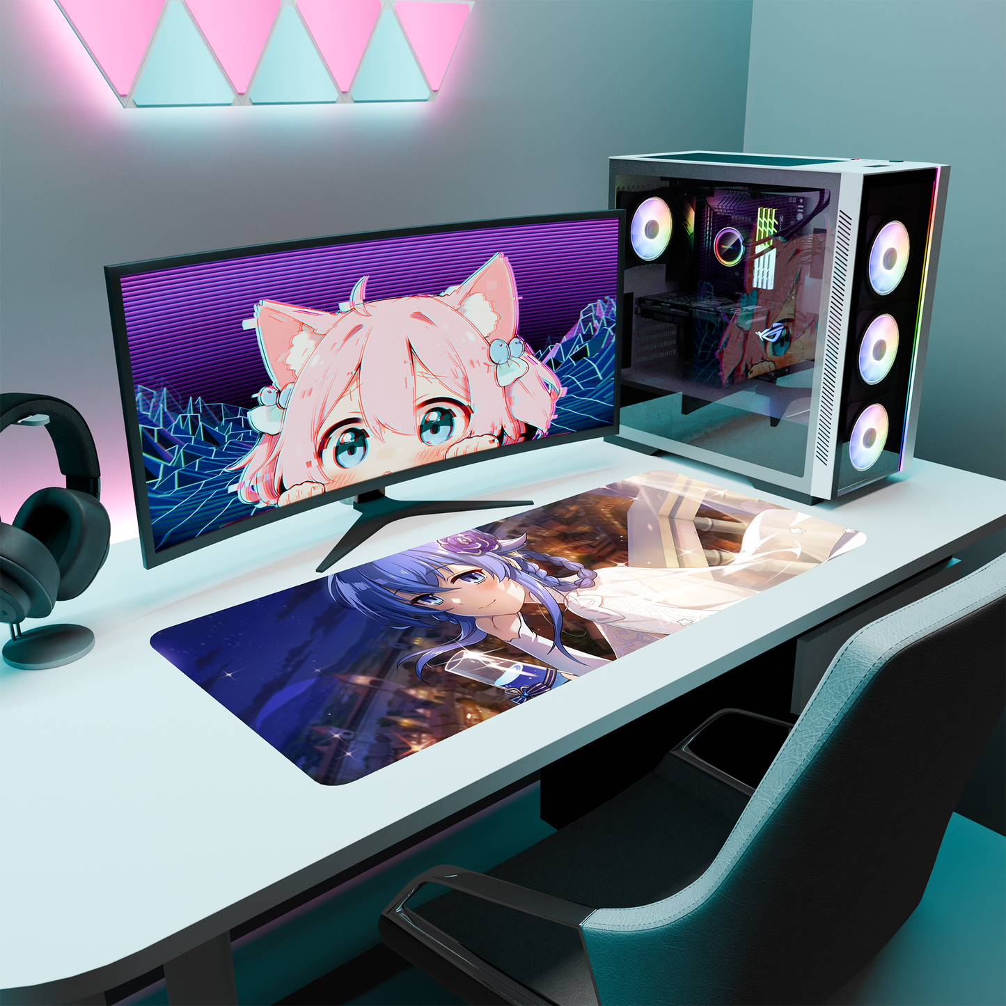 The "Water Magician" Waifu Deskmat | Style C