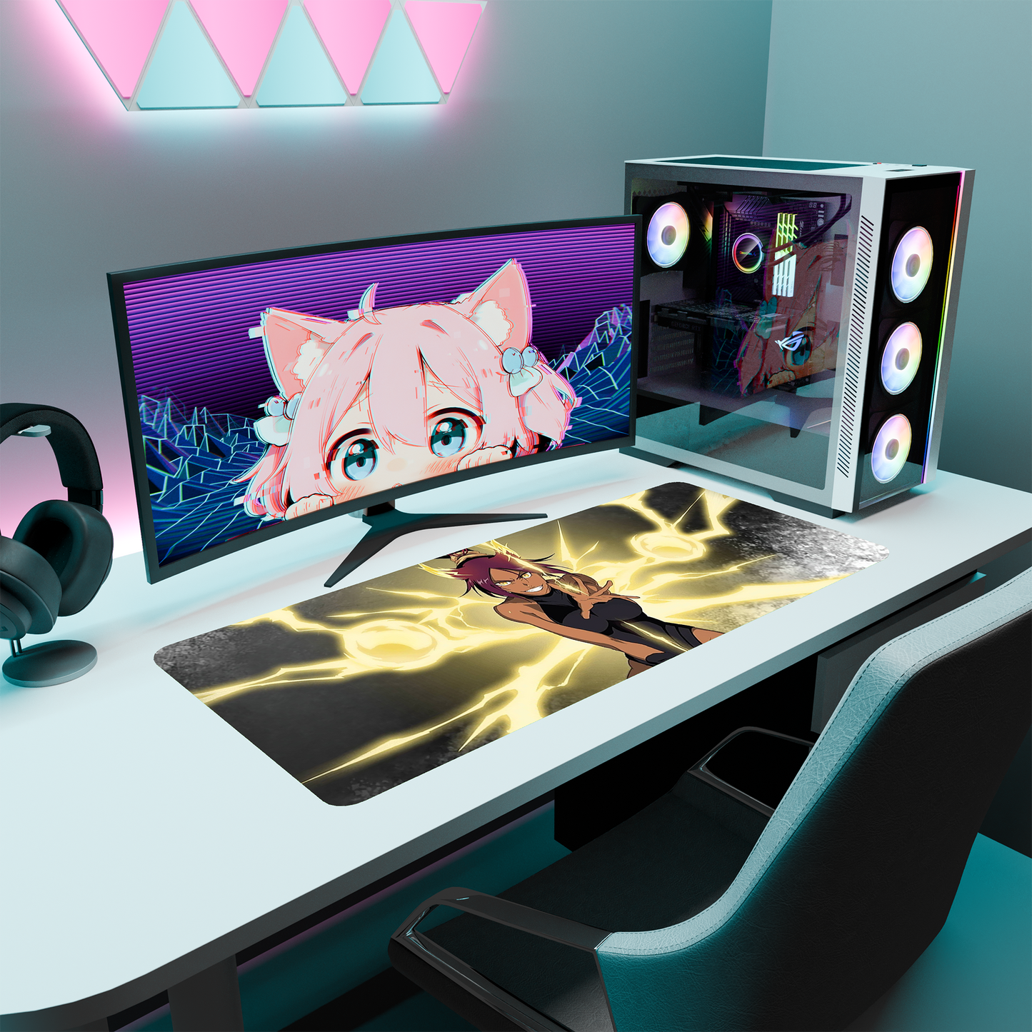 The "Flash Goddess" Waifu Deskmat | Style A