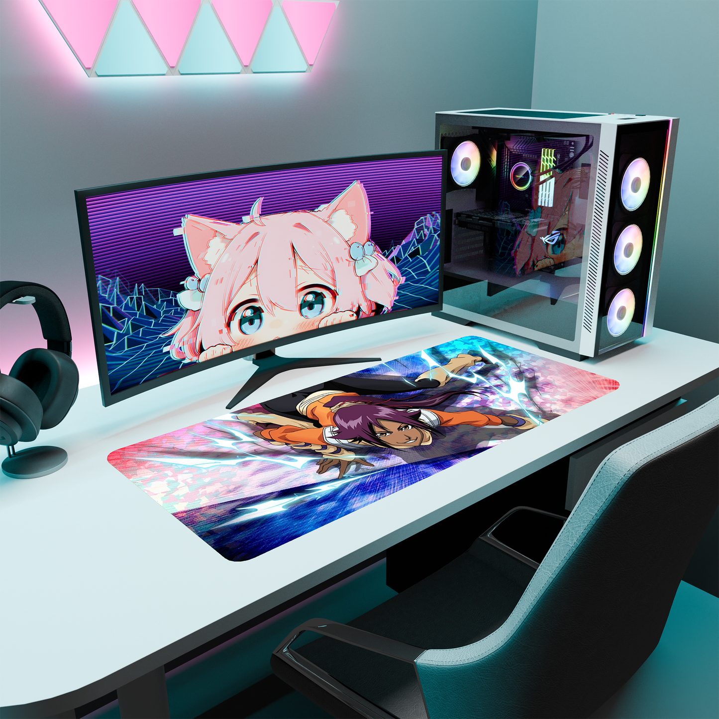 The "Flash Goddess" Waifu Deskmat | Style B