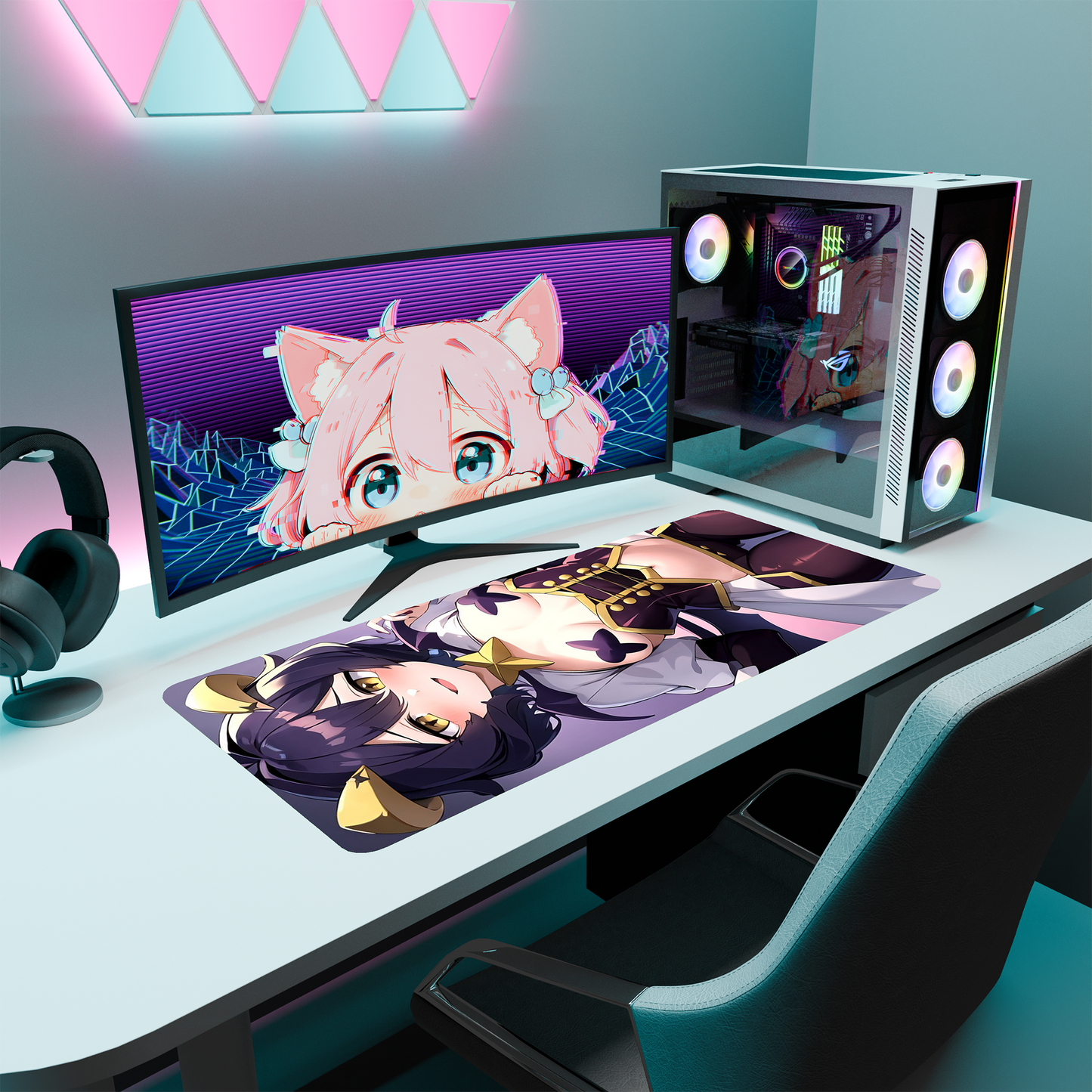 The "Magical Girl" Waifu Deskmat | Style B