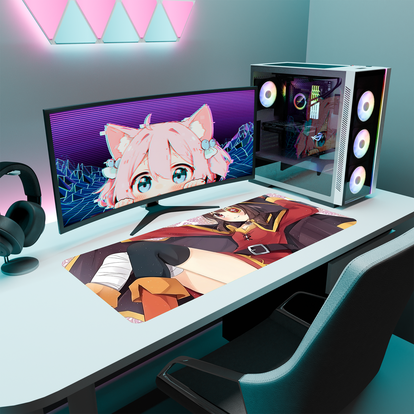 The "Explosion Maniac" Waifu Deskmat | Style C