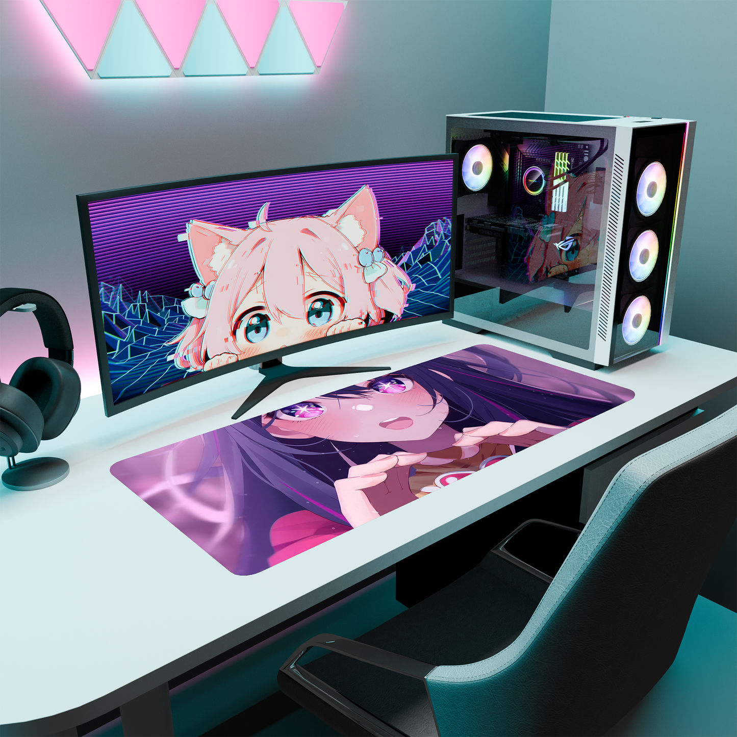 The "Super Idol" Waifu Deskmat | Style A