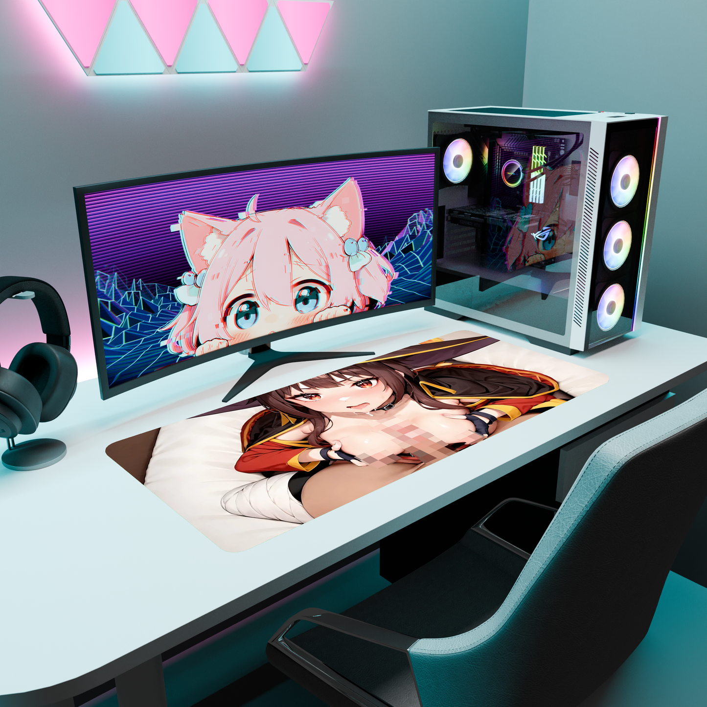 The "Explosion Maniac" NSFW Waifu Deskmat | Style J