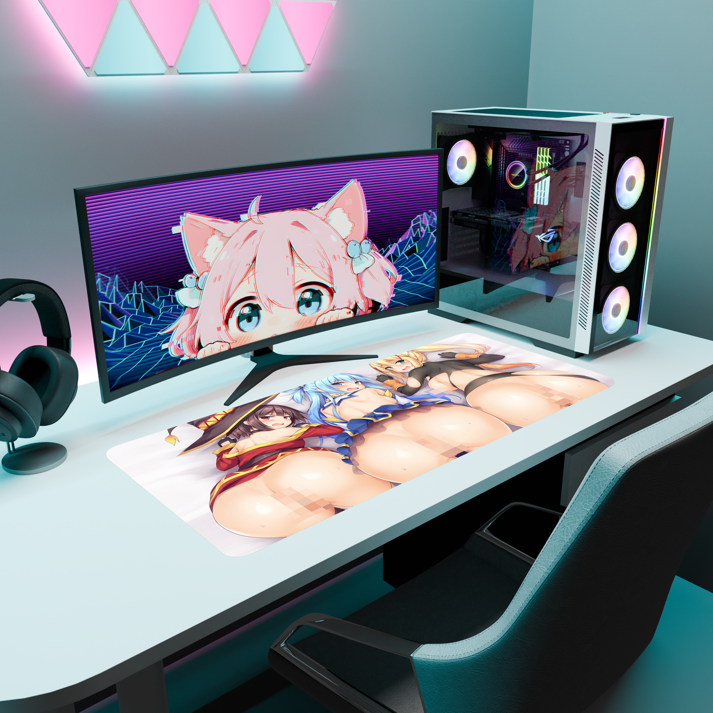 The "Explosion Maniac" NSFW Waifu Deskmat | Style F