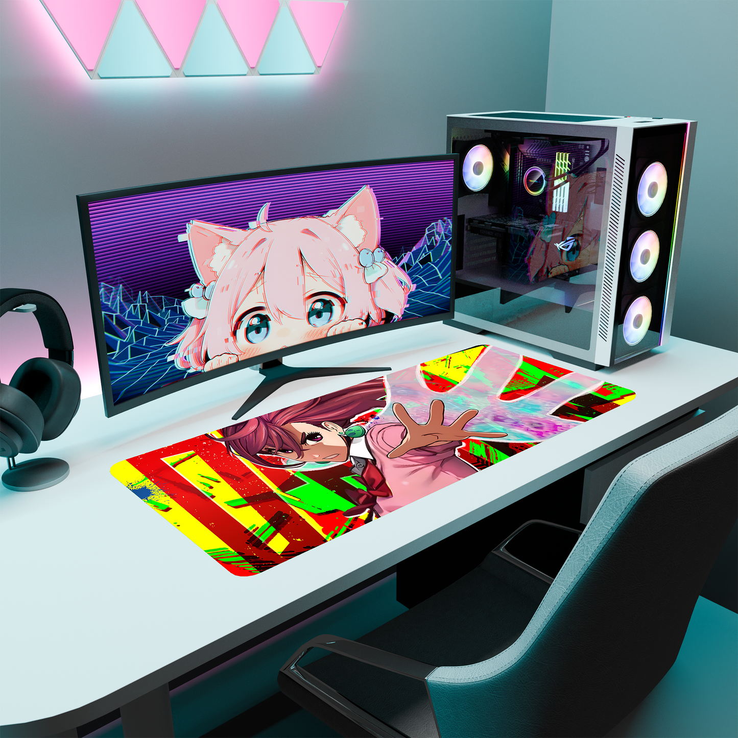 The "Psychic Power" Waifu Deskmat | Style A