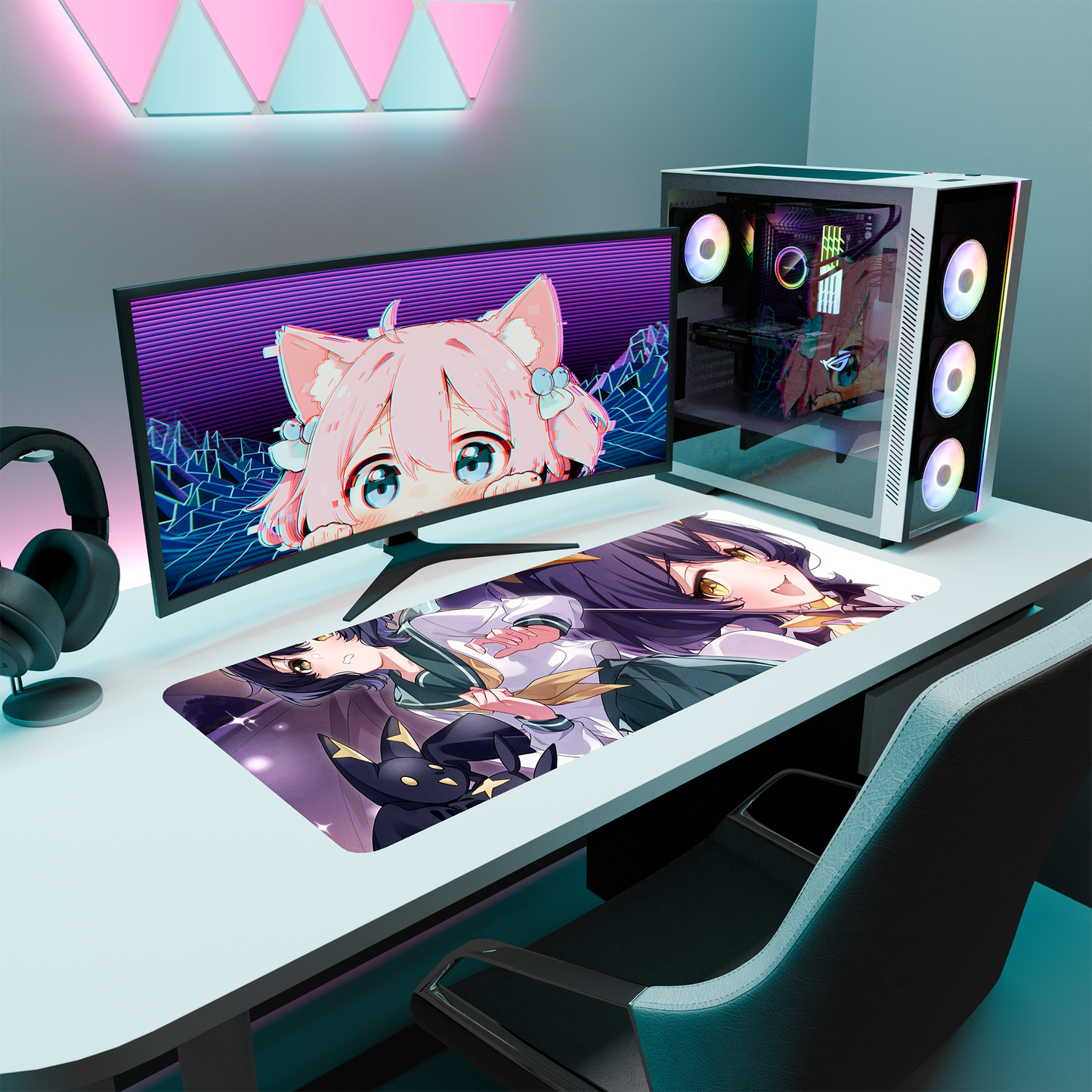 The "Magical Girl" Waifu Deskmat | Style C