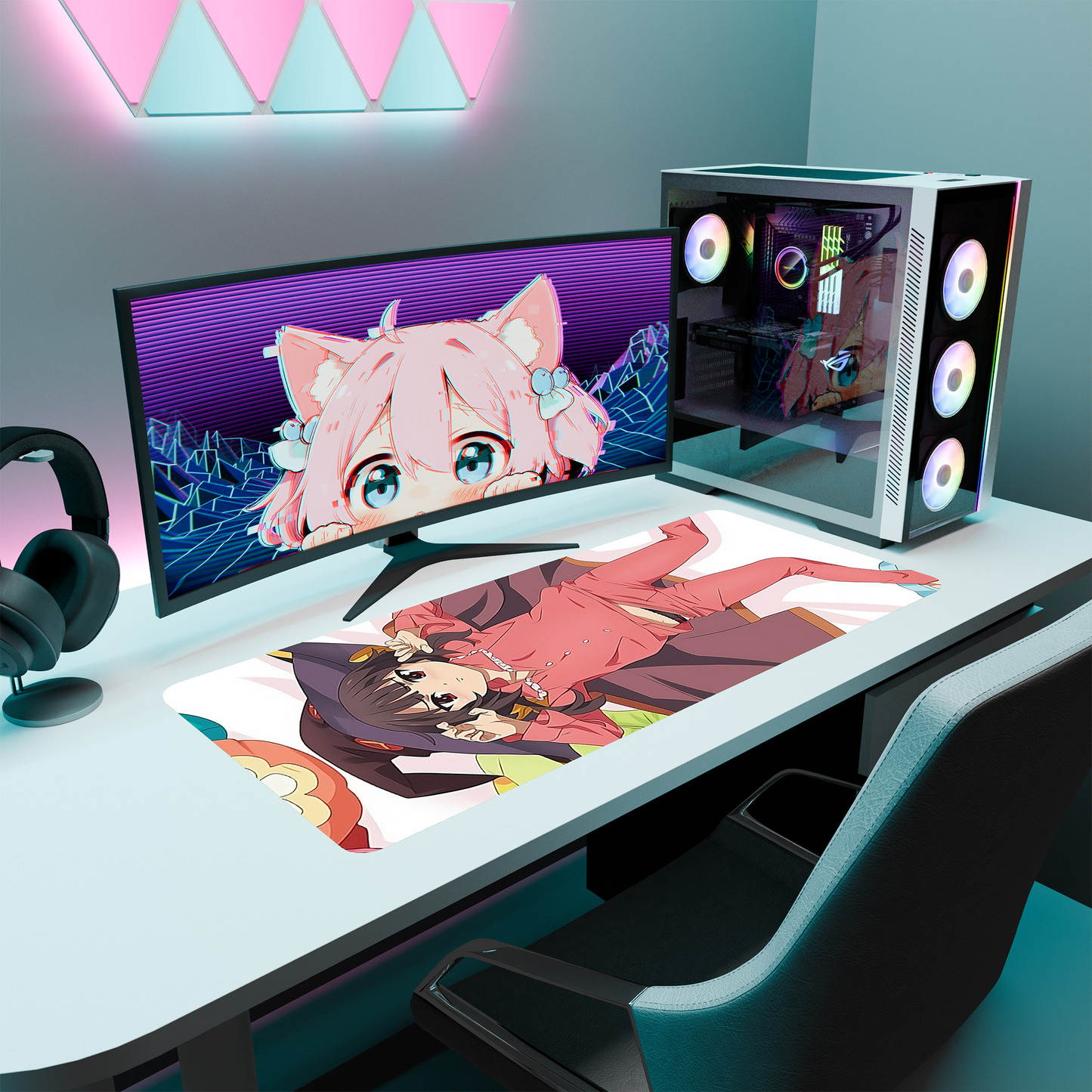 The "Explosion Maniac" Waifu Deskmat | Style D