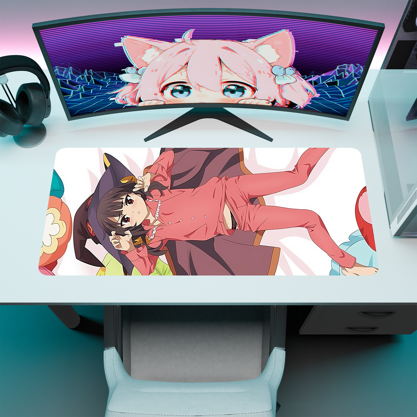 The "Explosion Maniac" Waifu Deskmat | Style D