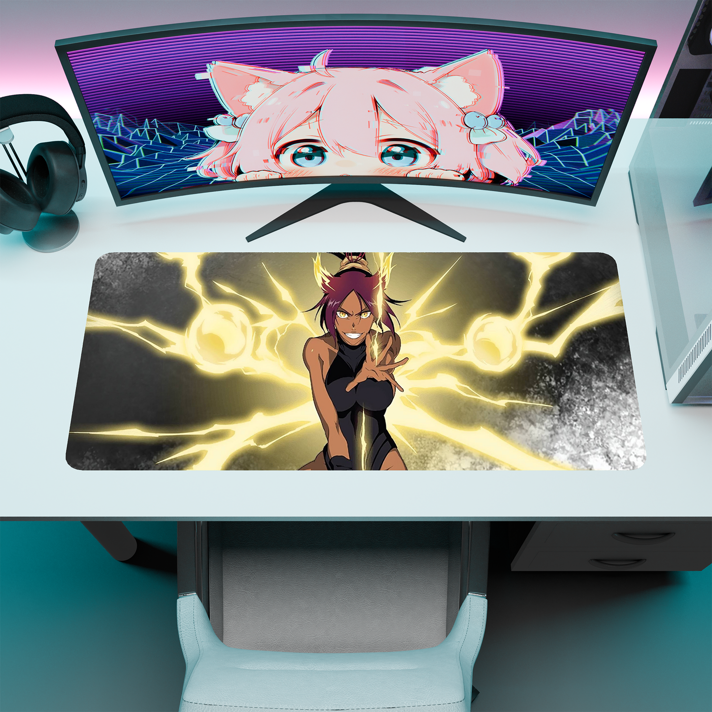 The "Flash Goddess" Waifu Deskmat | Style A