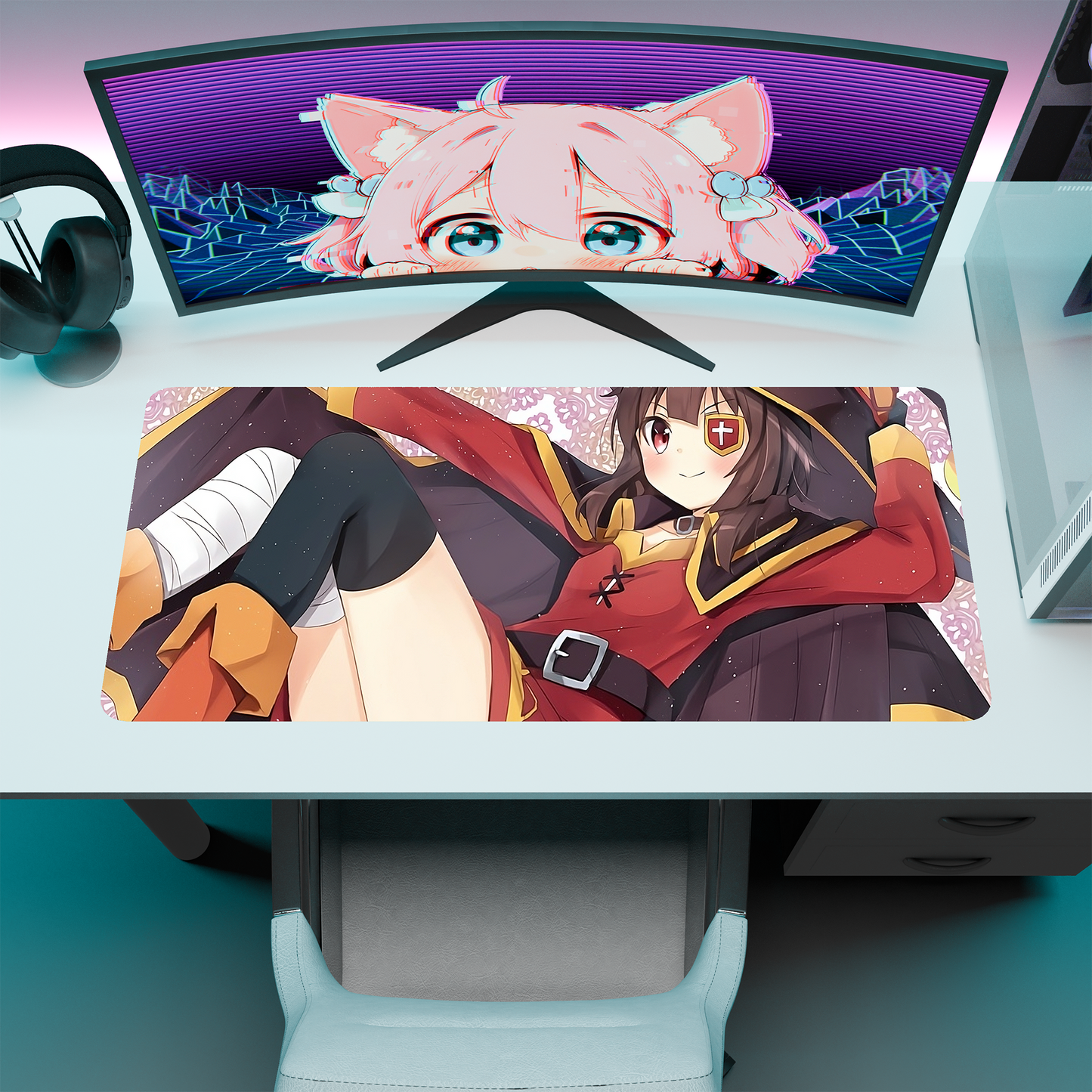 The "Explosion Maniac" Waifu Deskmat | Style C