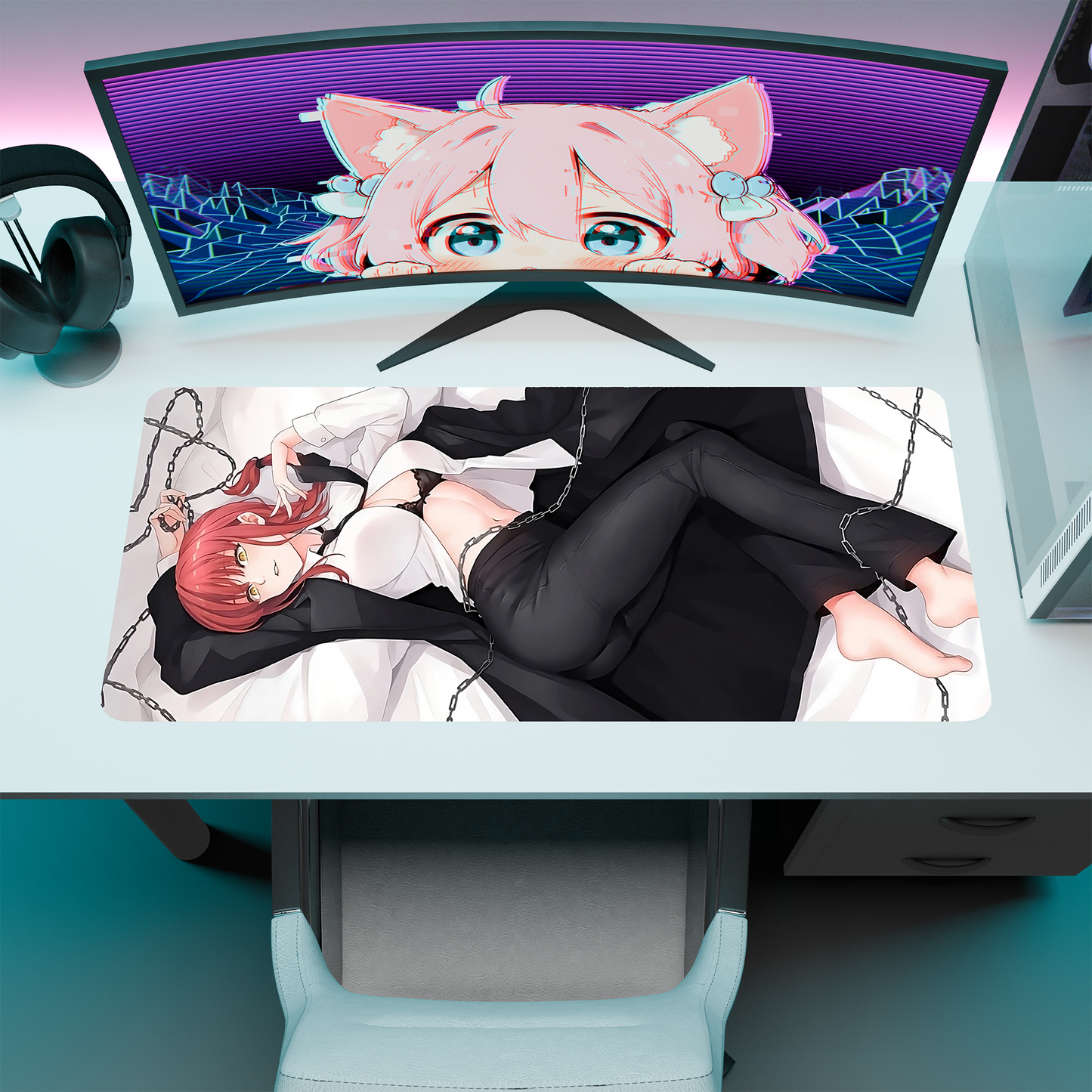 The "Control Devil" Waifu Deskmat | Style A