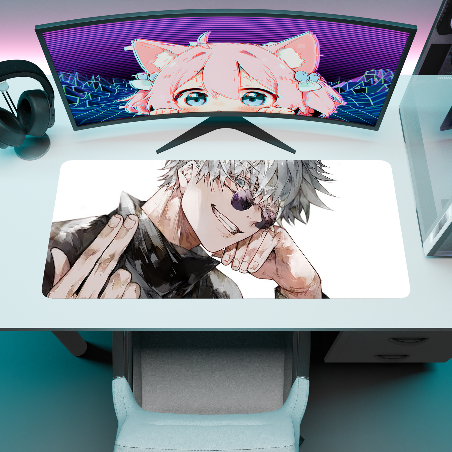 The "Mystic Mentor" Husbando Deskmat | Style C