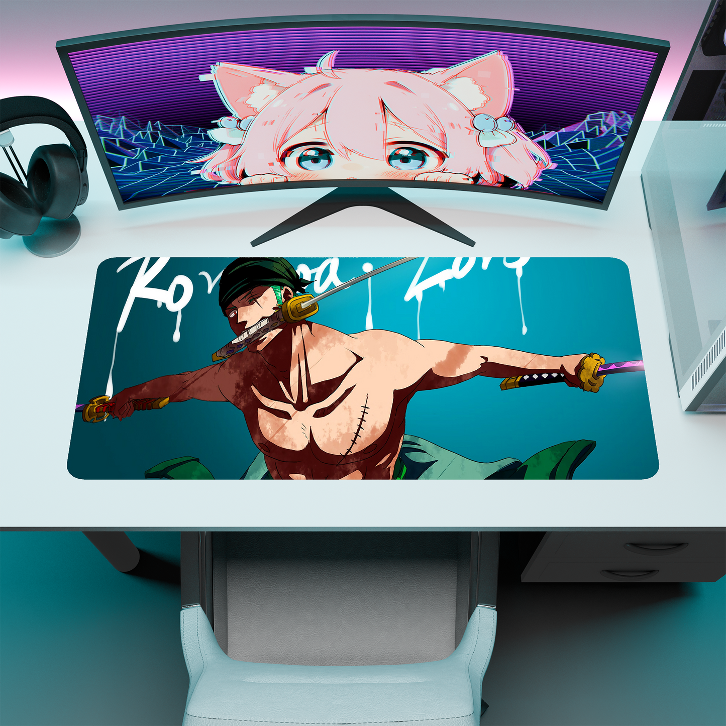 The "Pirate Hunter" Husbando Deskmat | Style C