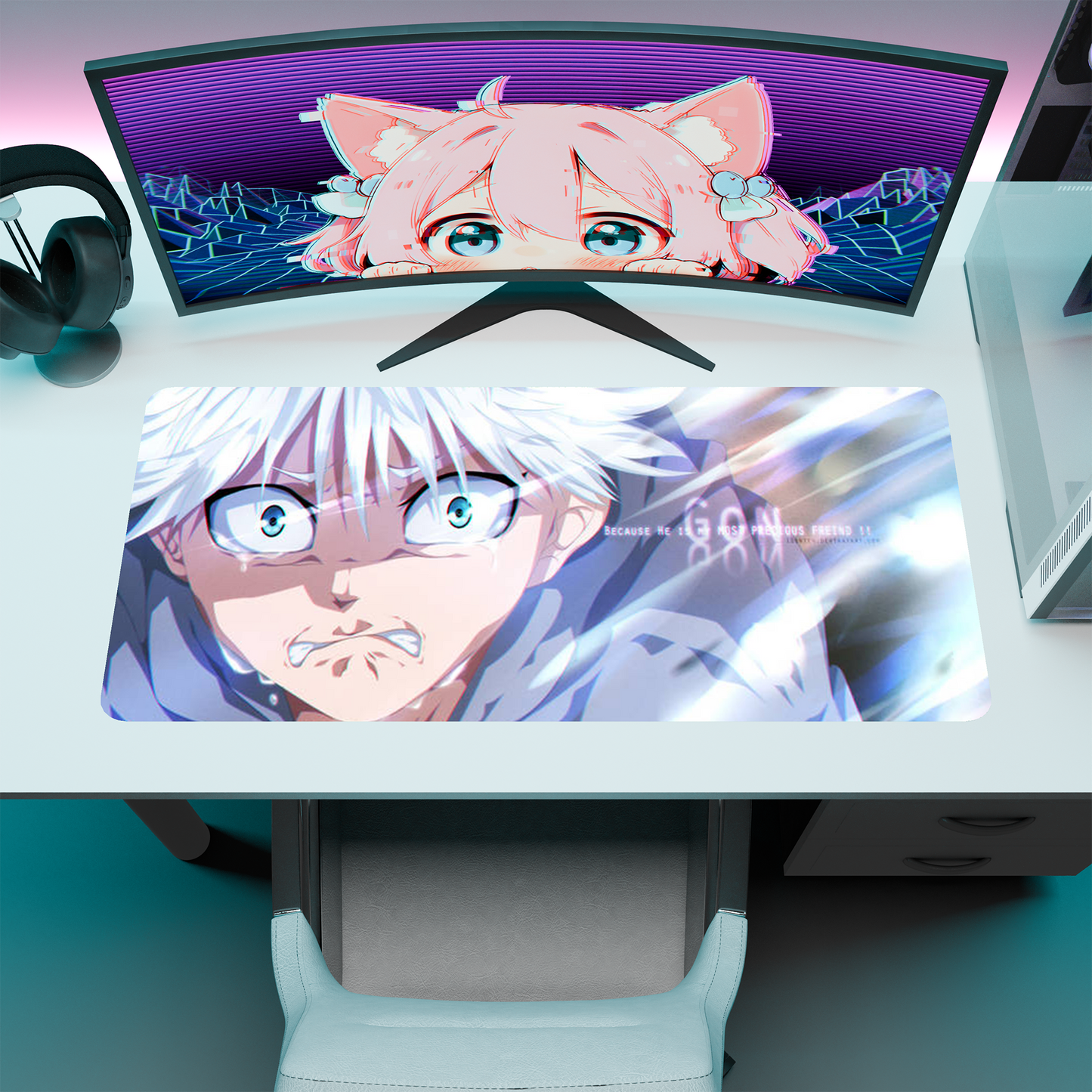 The "Godspeed" Husbando Deskmat | Style B