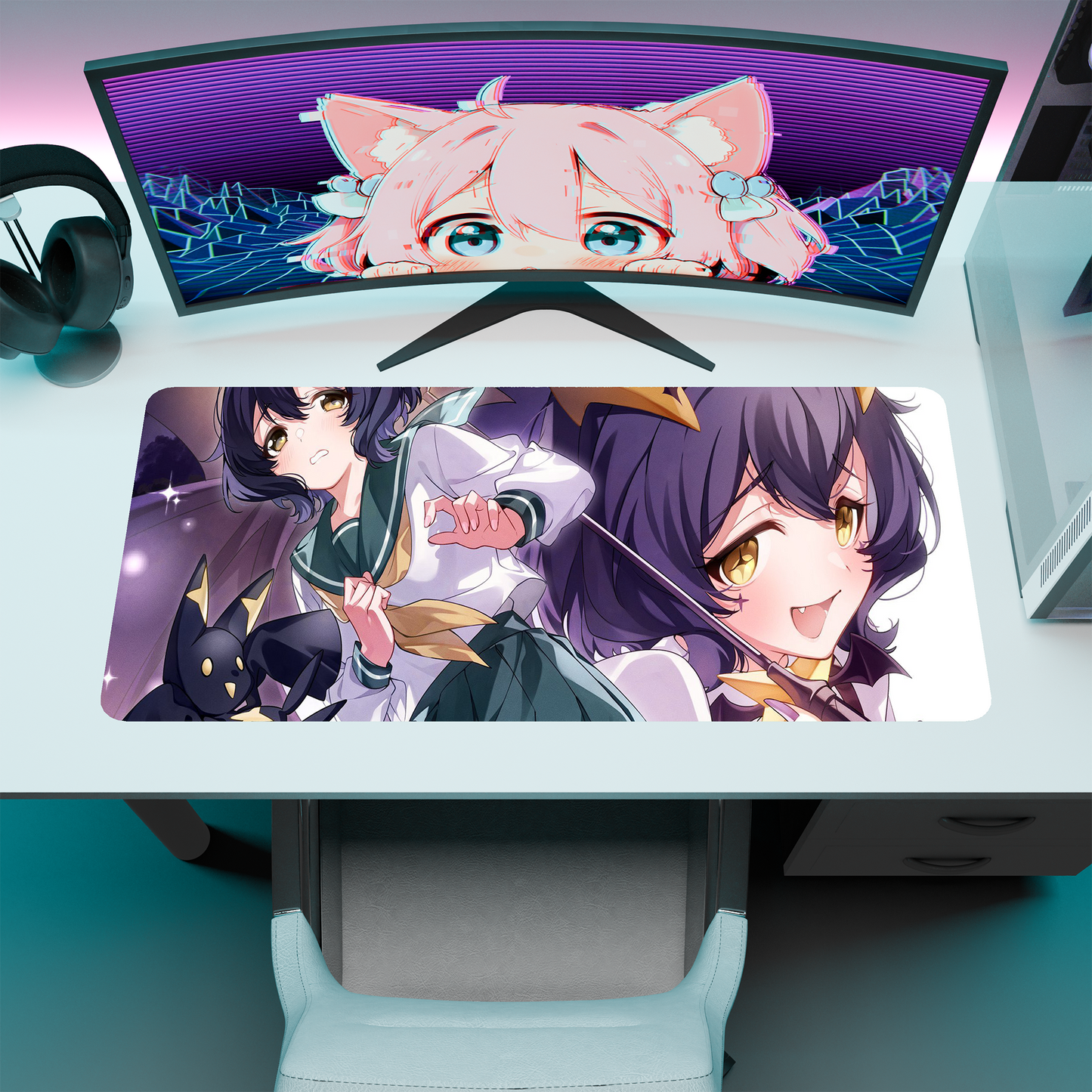 The "Magical Girl" Waifu Deskmat | Style C