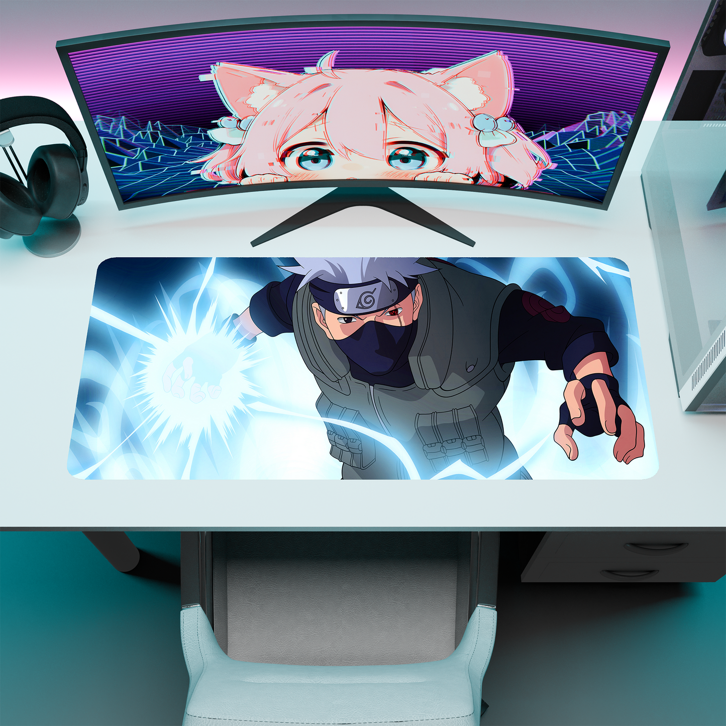 The "Copy Ninja" Husbando Deskmat | Style B