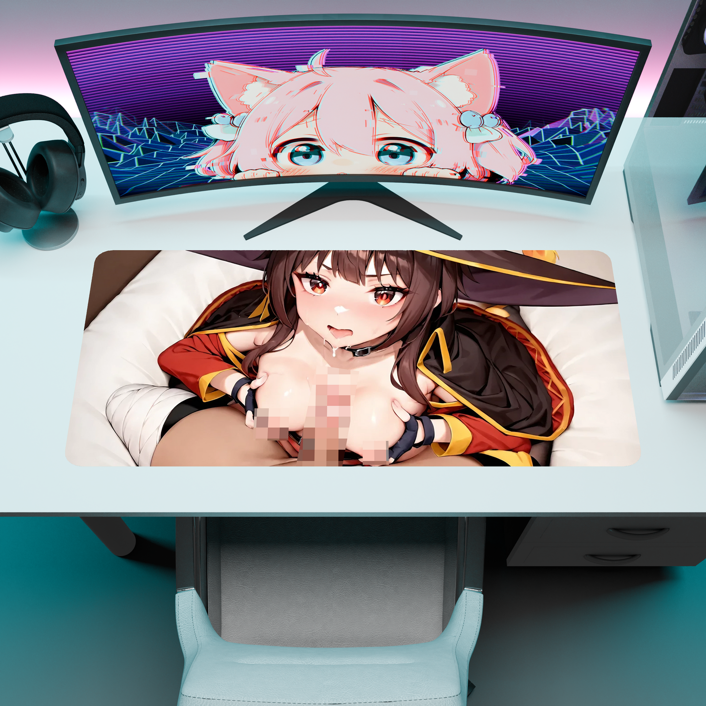 The "Explosion Maniac" NSFW Waifu Deskmat | Style J