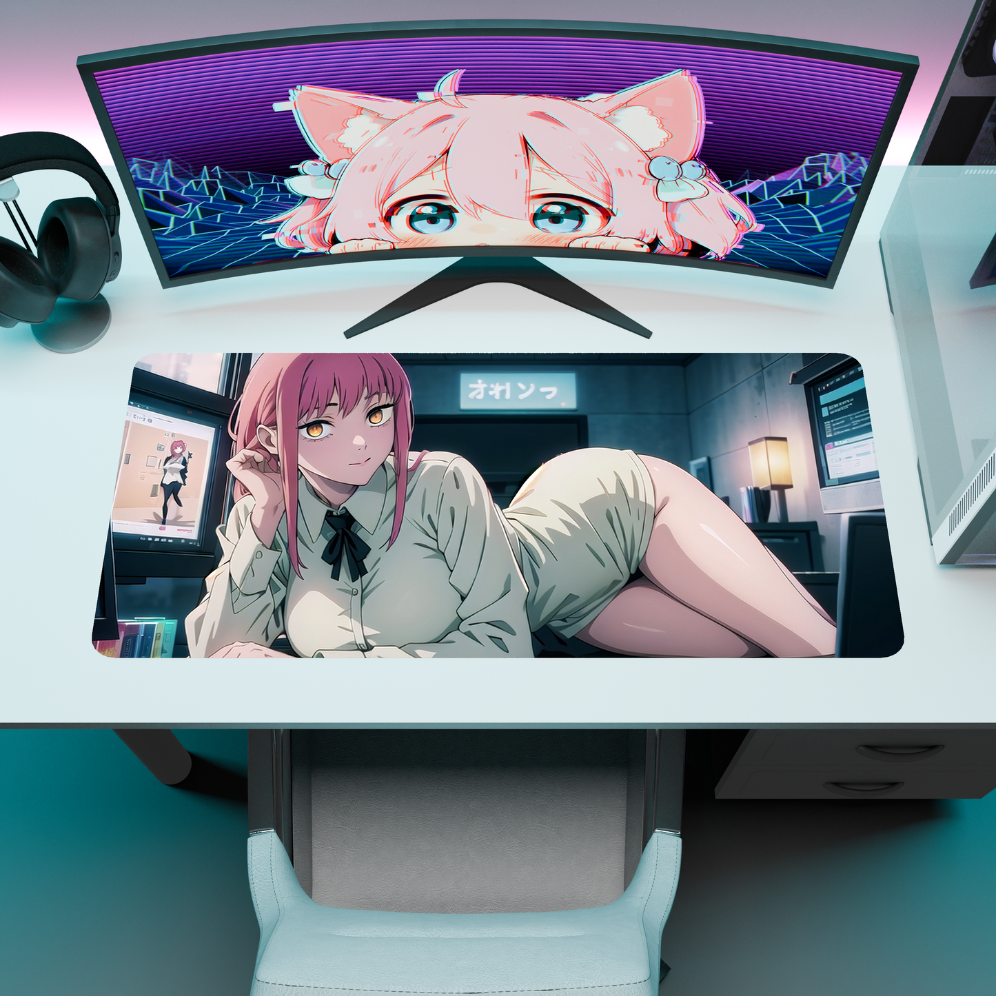 The "Control Devil" Waifu Deskmat | Style E