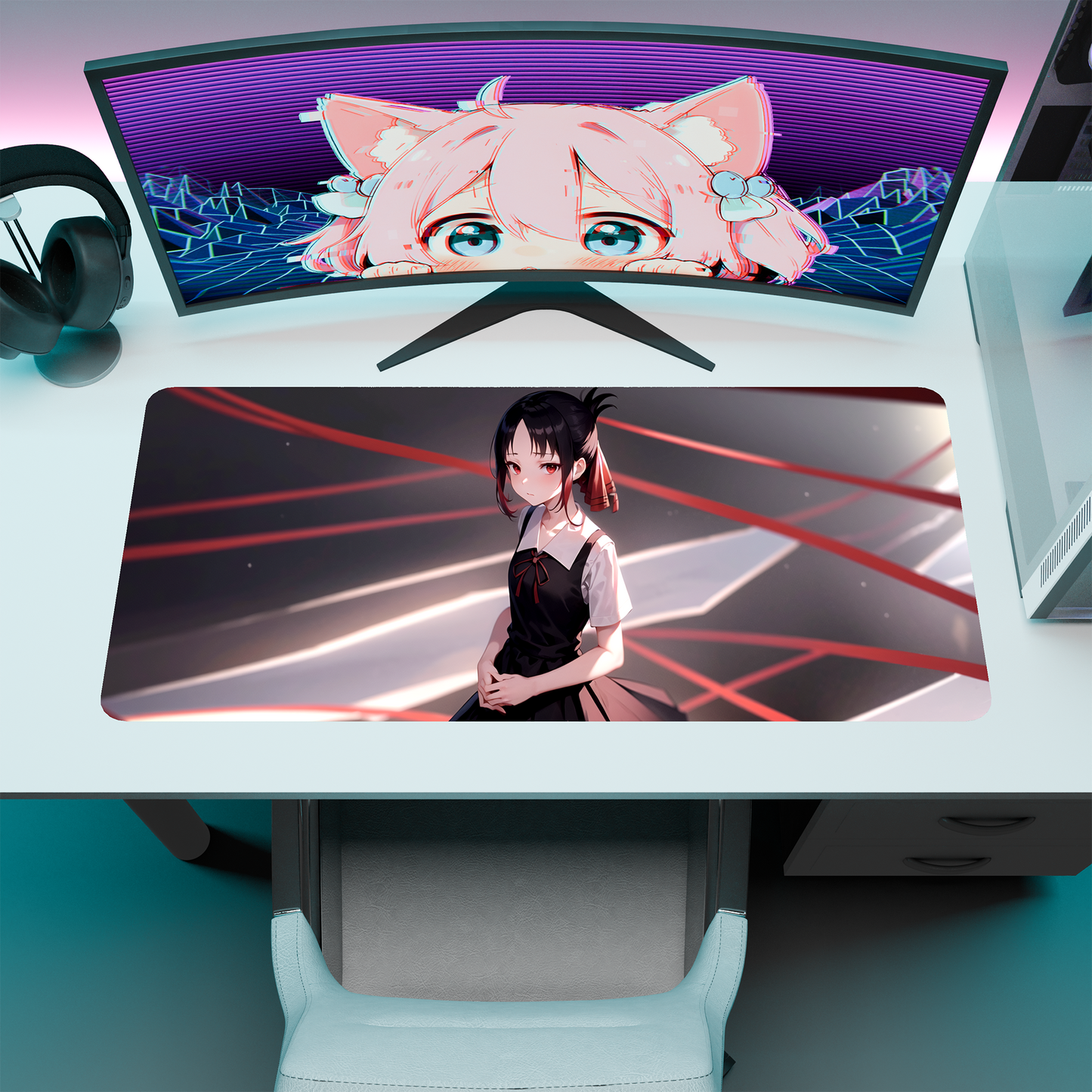 The "Princess Muscle" Waifu Deskmat | Style A