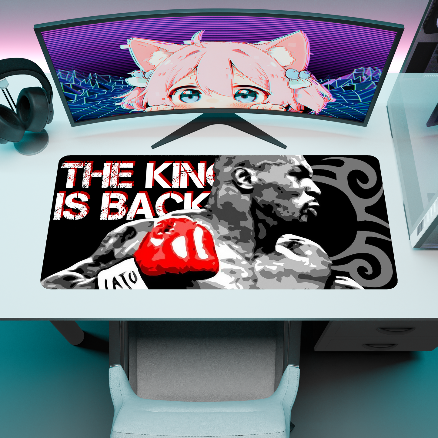 The "Mighty Tyson" Husbando Deskmat | The King Is Back