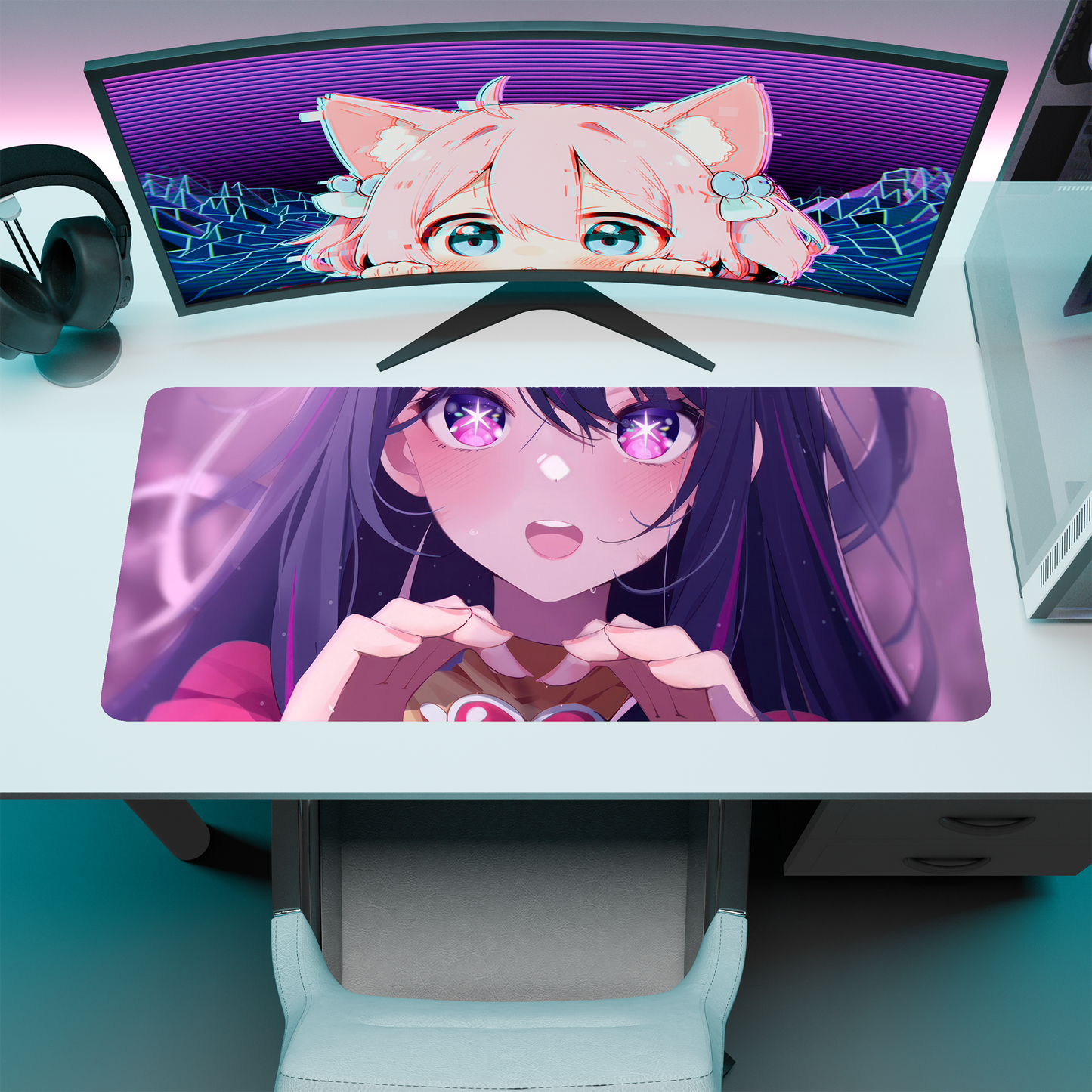 The "Super Idol" Waifu Deskmat | Style A