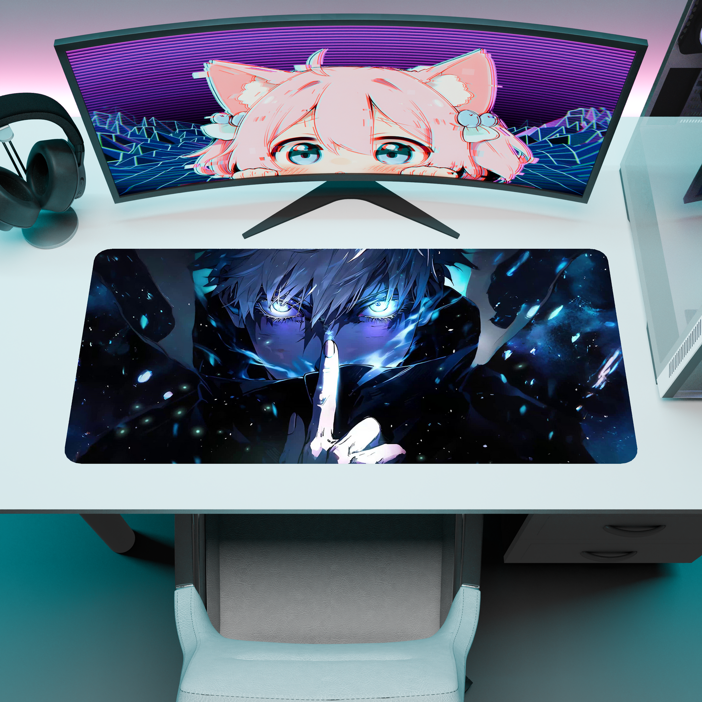 The "Mystic Mentor" Husbando Deskmat | Style B