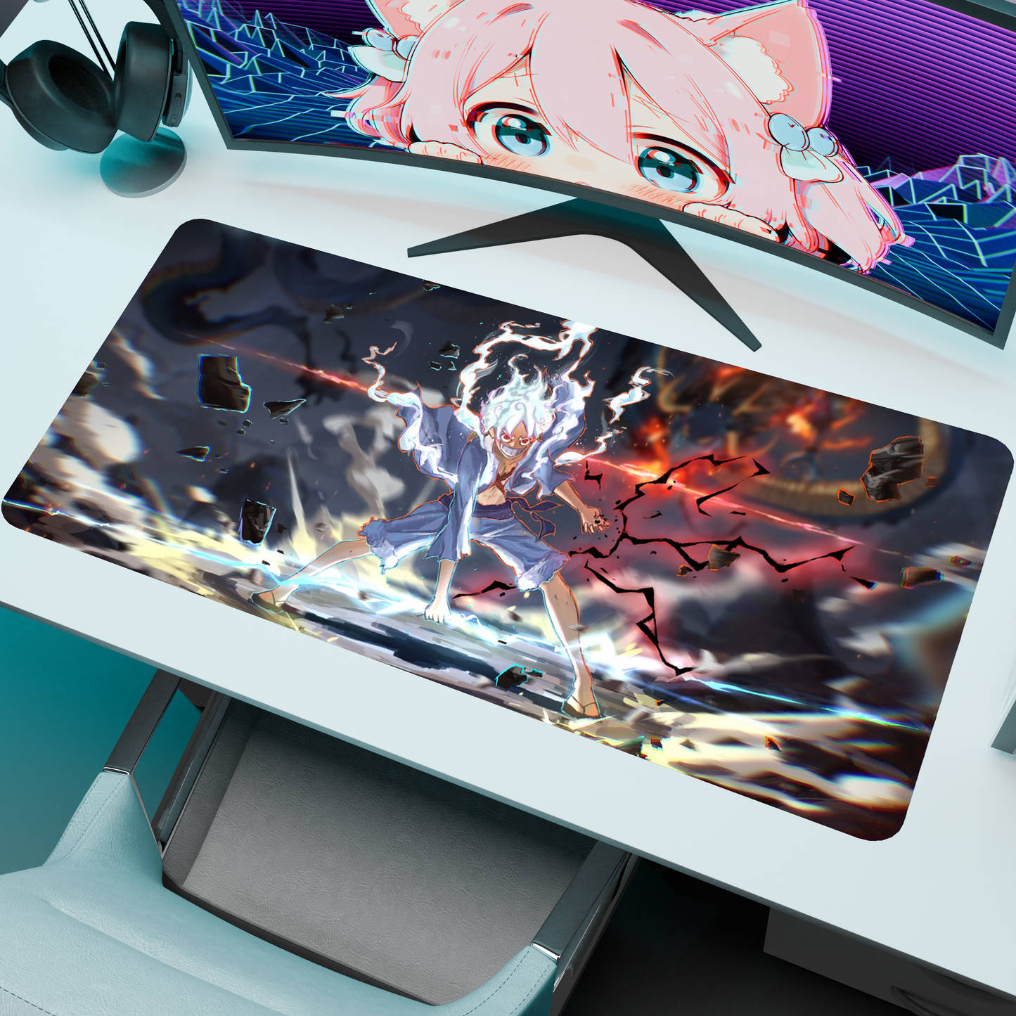 The "Pirate King" Husbando Deskmat | Style B