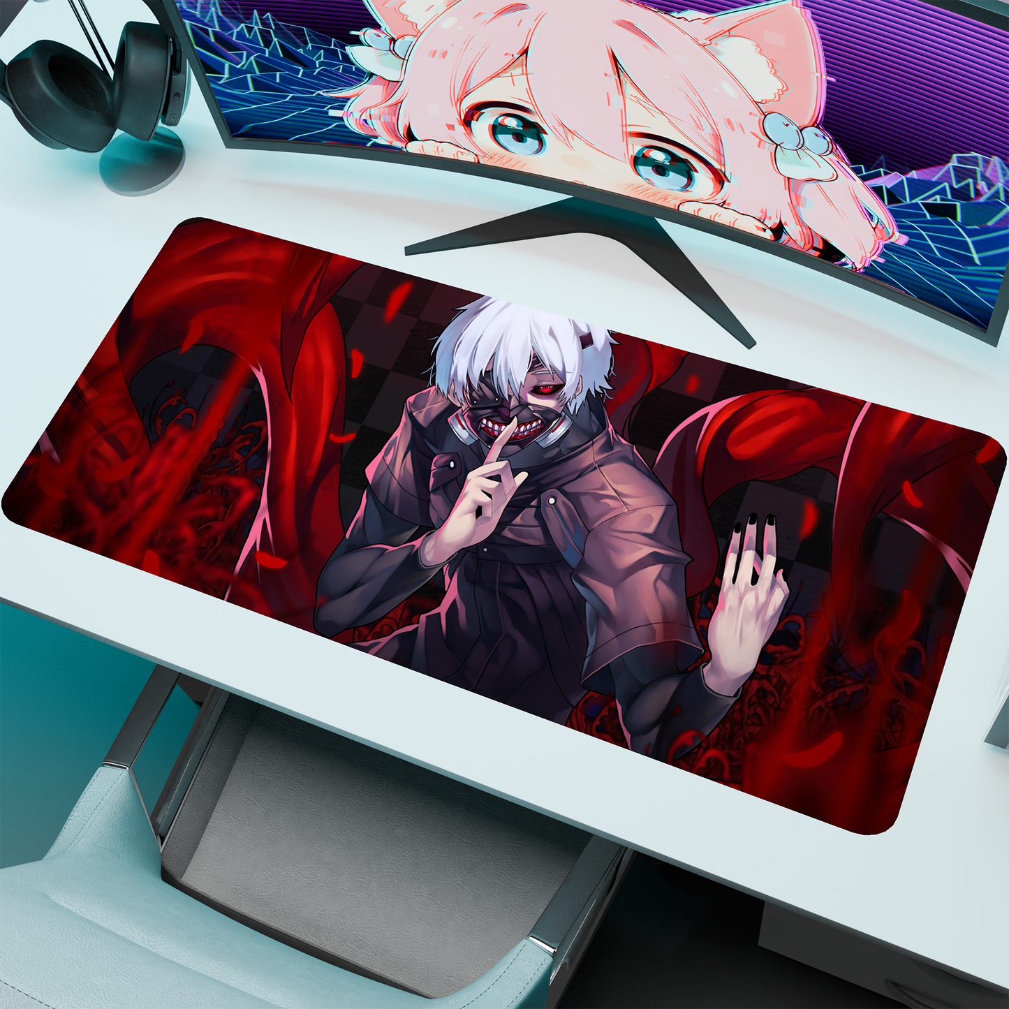 The "One-Eyed King" Husbando Deskmat | Style C