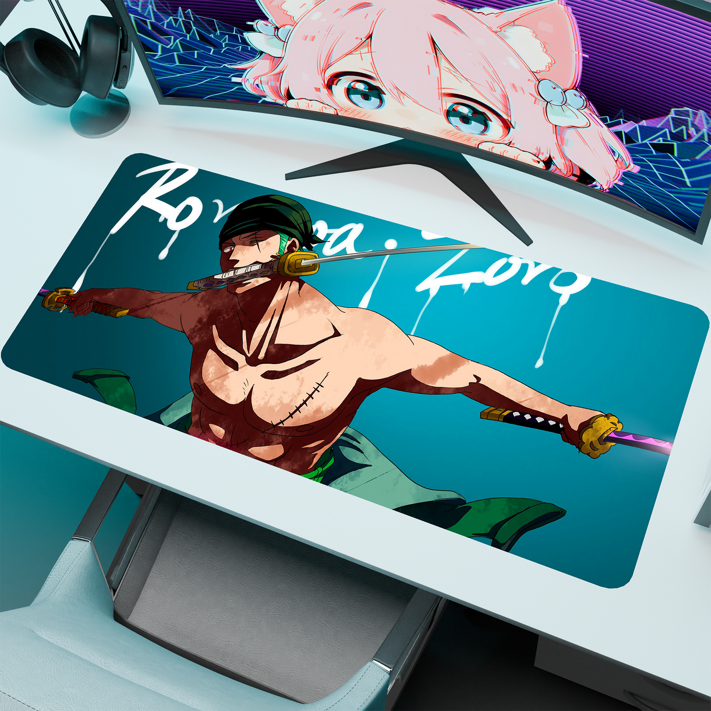 The "Pirate Hunter" Husbando Deskmat | Style C