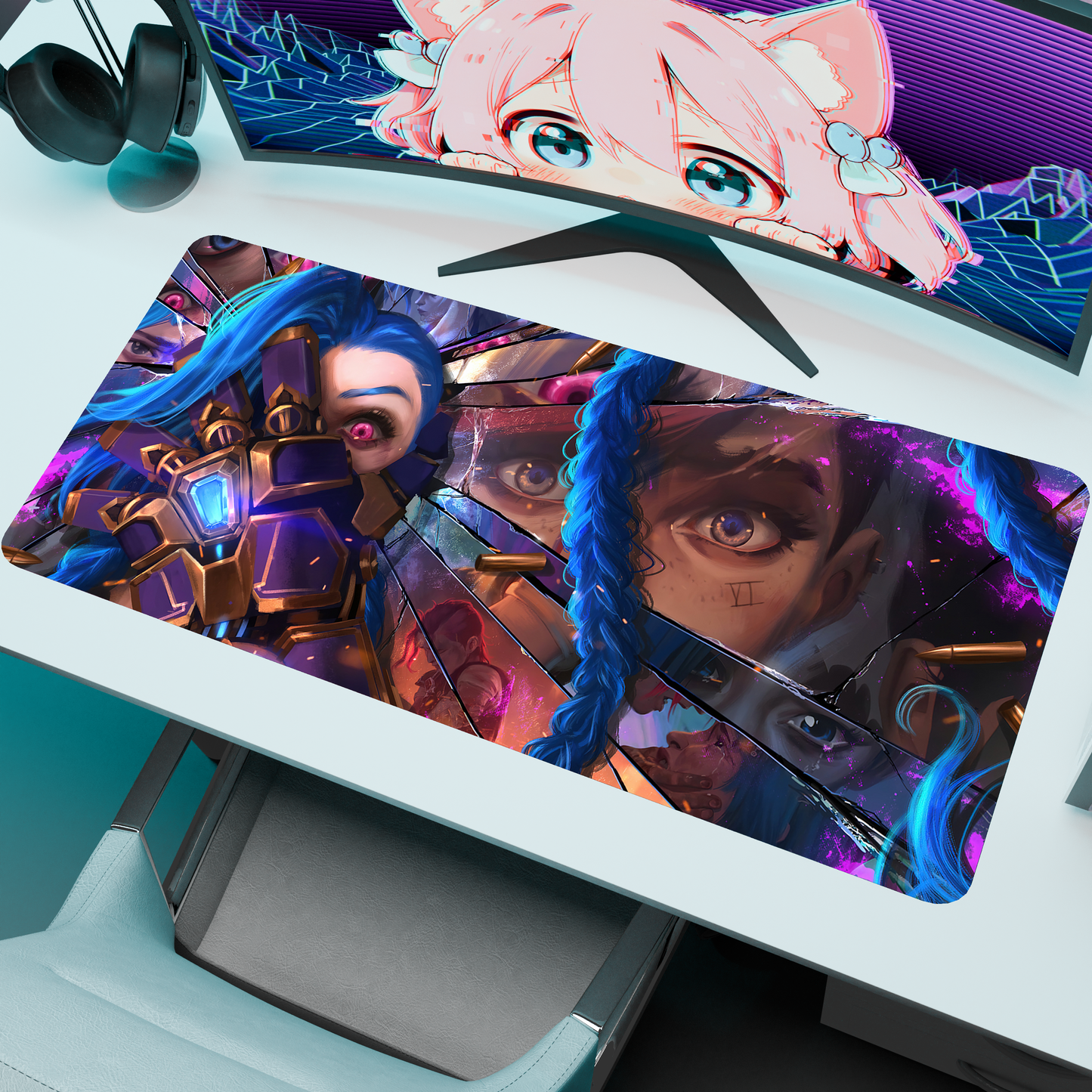 The "Boom Queen" Waifu Deskmat | Style A