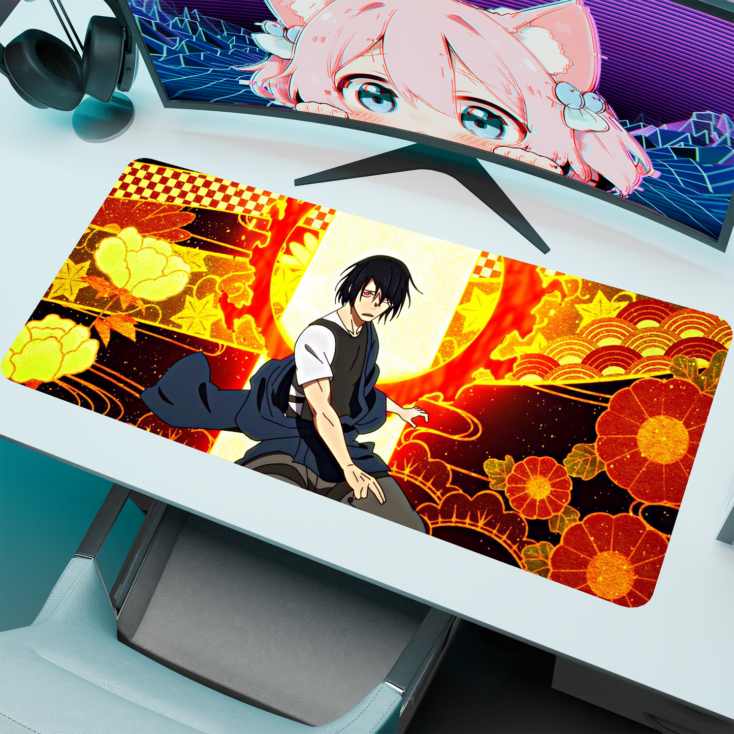 The "Company 7’s Captain" Husbando Deskmat | Style A