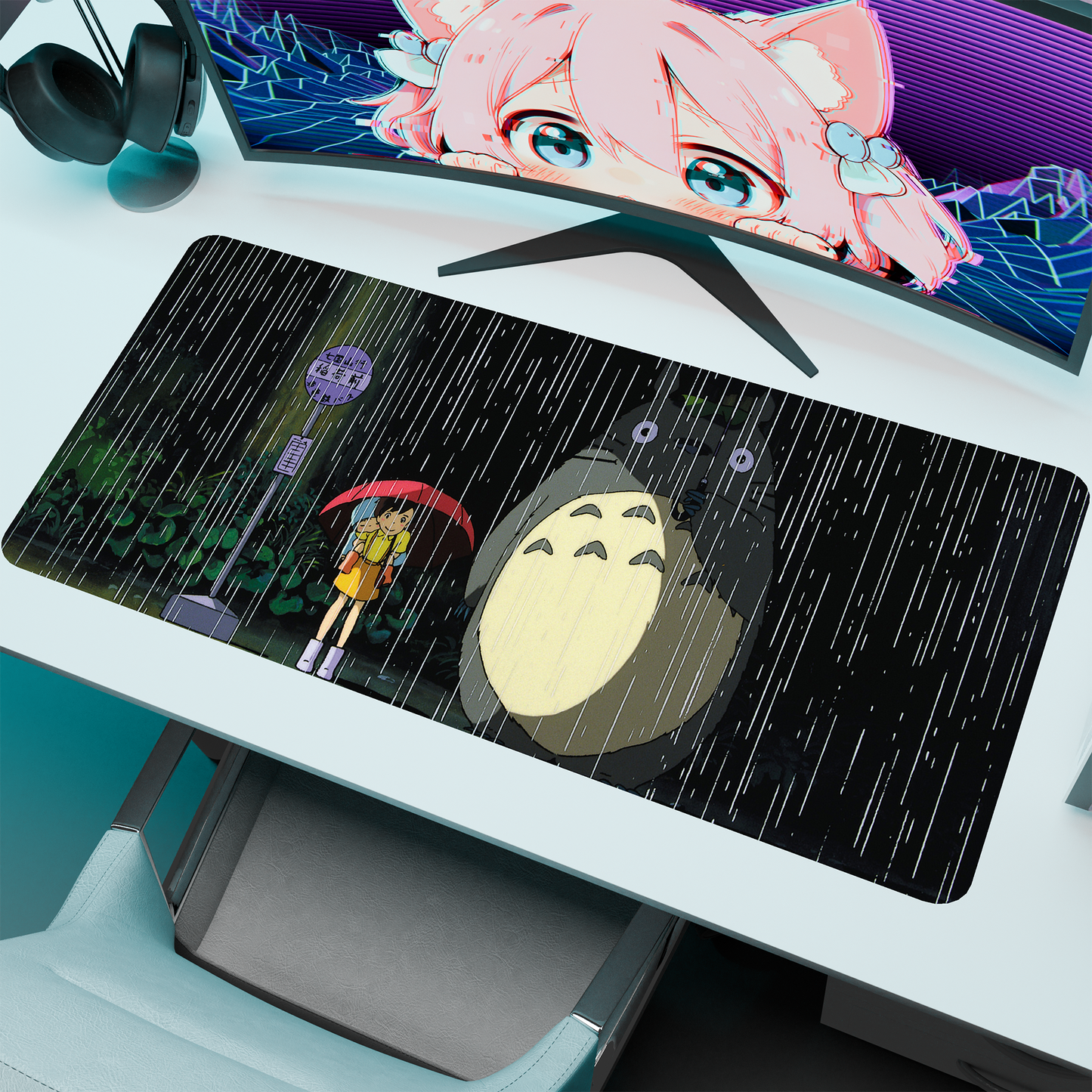 The "Chinchilla" Kawaii Deskmat | Style A