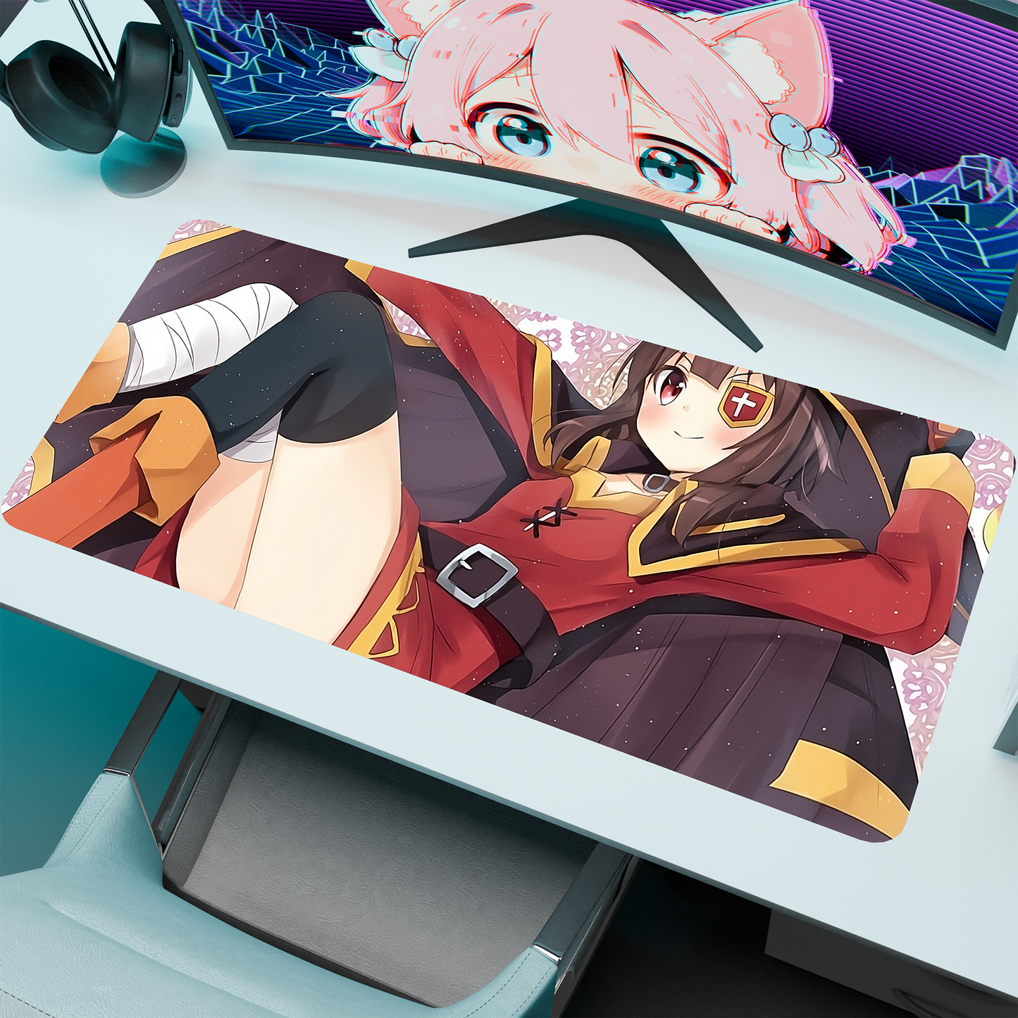 The "Explosion Maniac" Waifu Deskmat | Style C