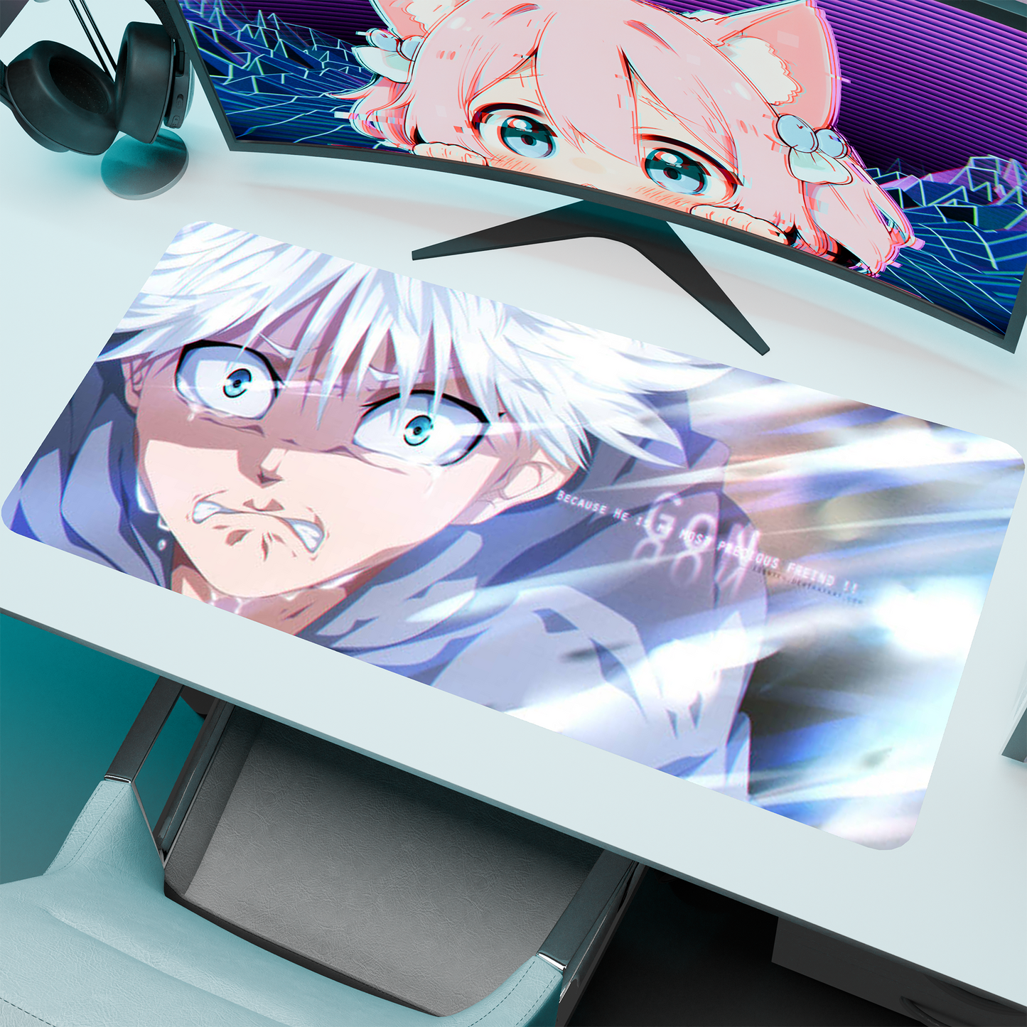 The "Godspeed" Husbando Deskmat | Style B