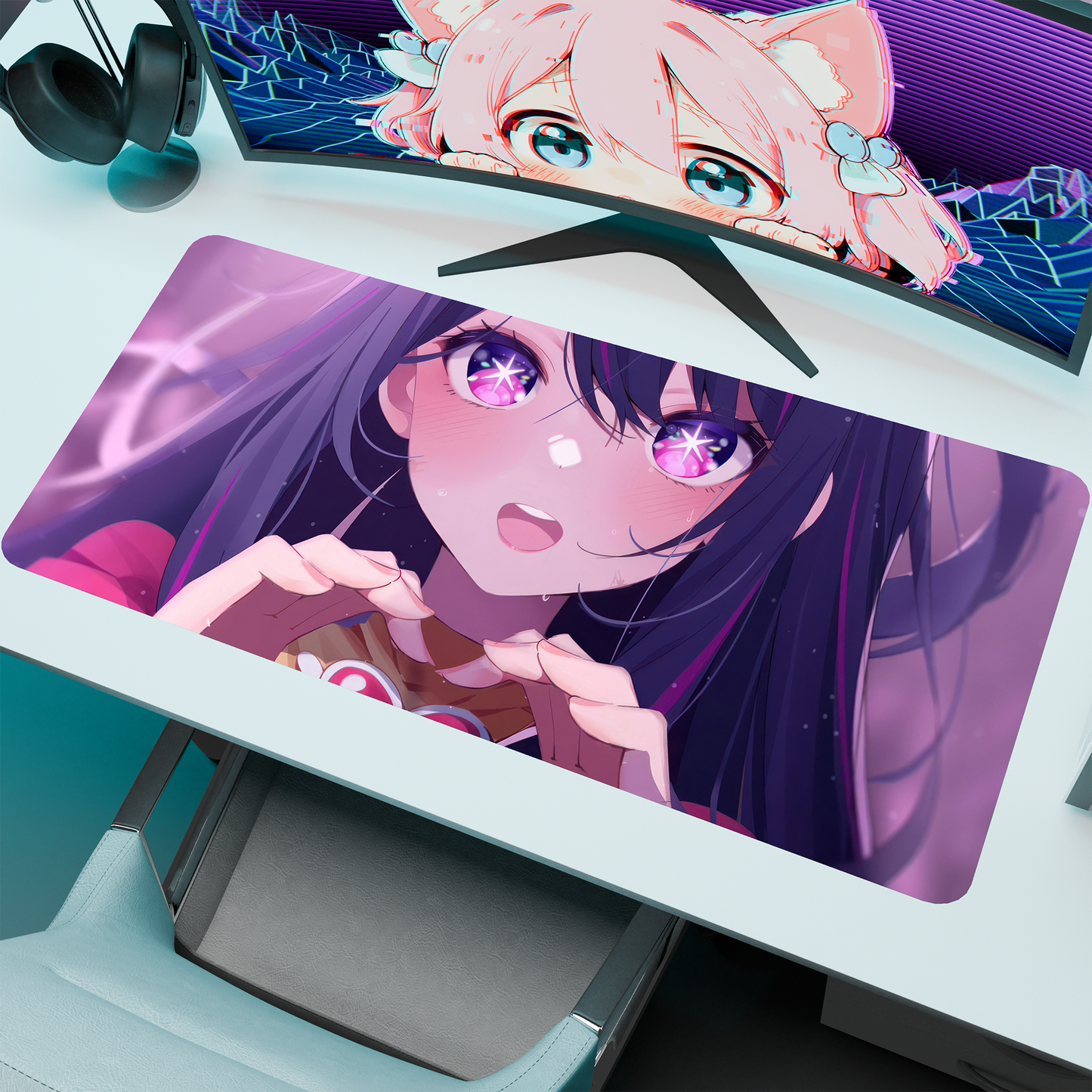 The "Super Idol" Waifu Deskmat | Style A