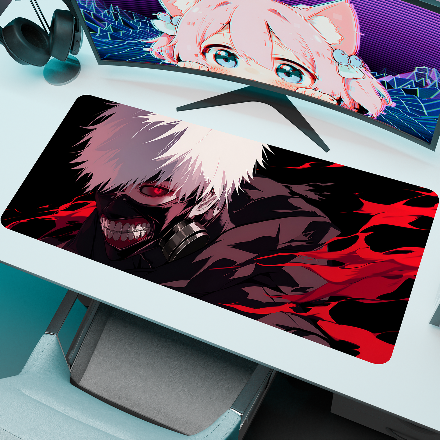 The "One-Eyed King" Husbando Deskmat | Style B