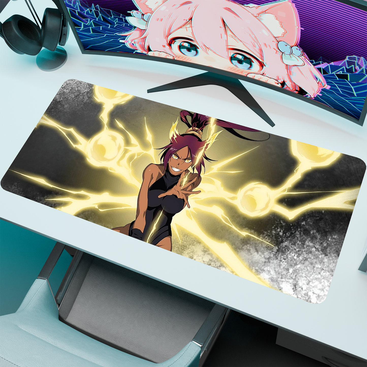 The "Flash Goddess" Waifu Deskmat | Style A