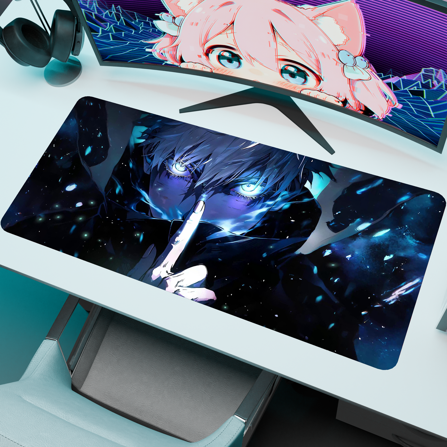 The "Mystic Mentor" Husbando Deskmat | Style B