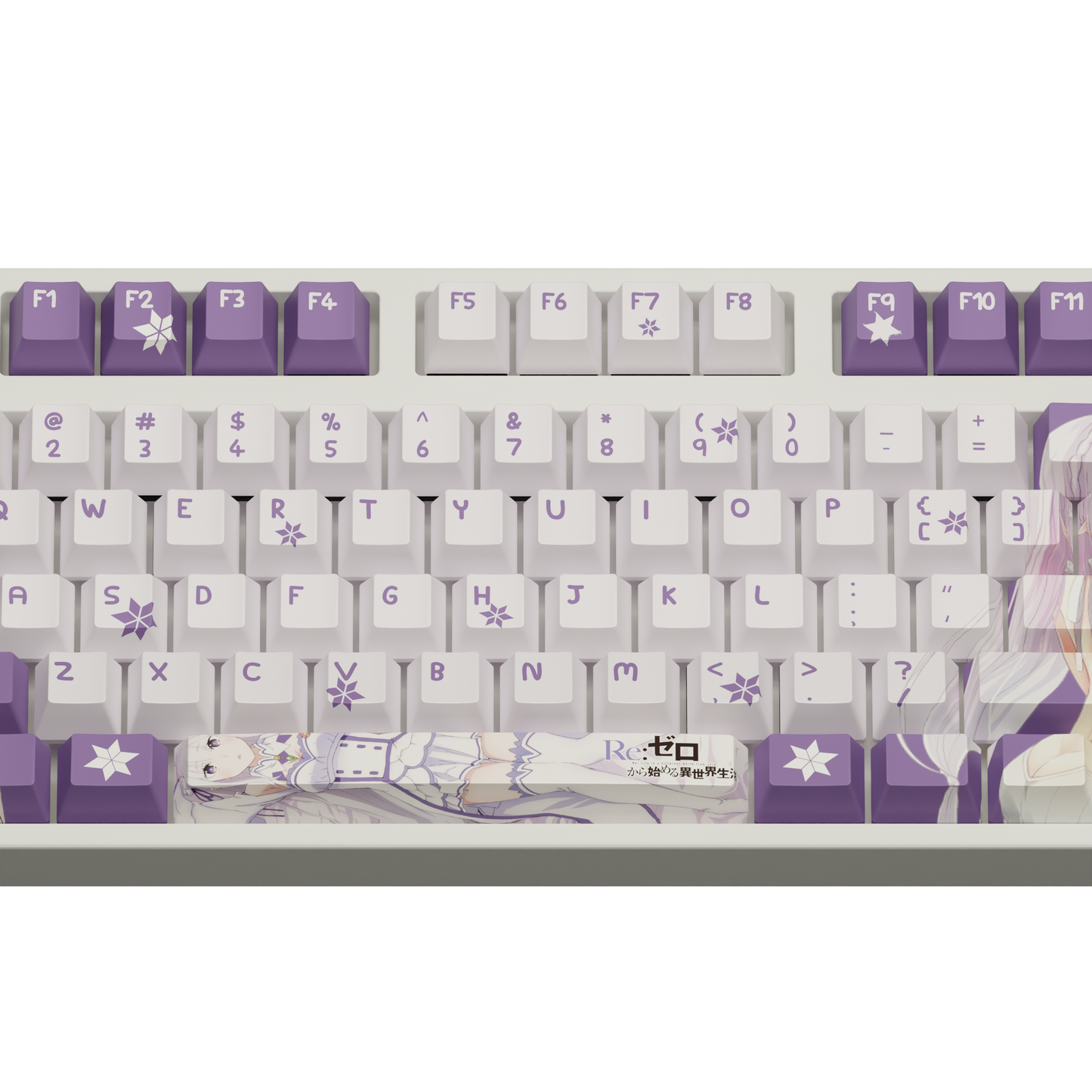 The "Frozen Elegance" Waifu Keycaps Set