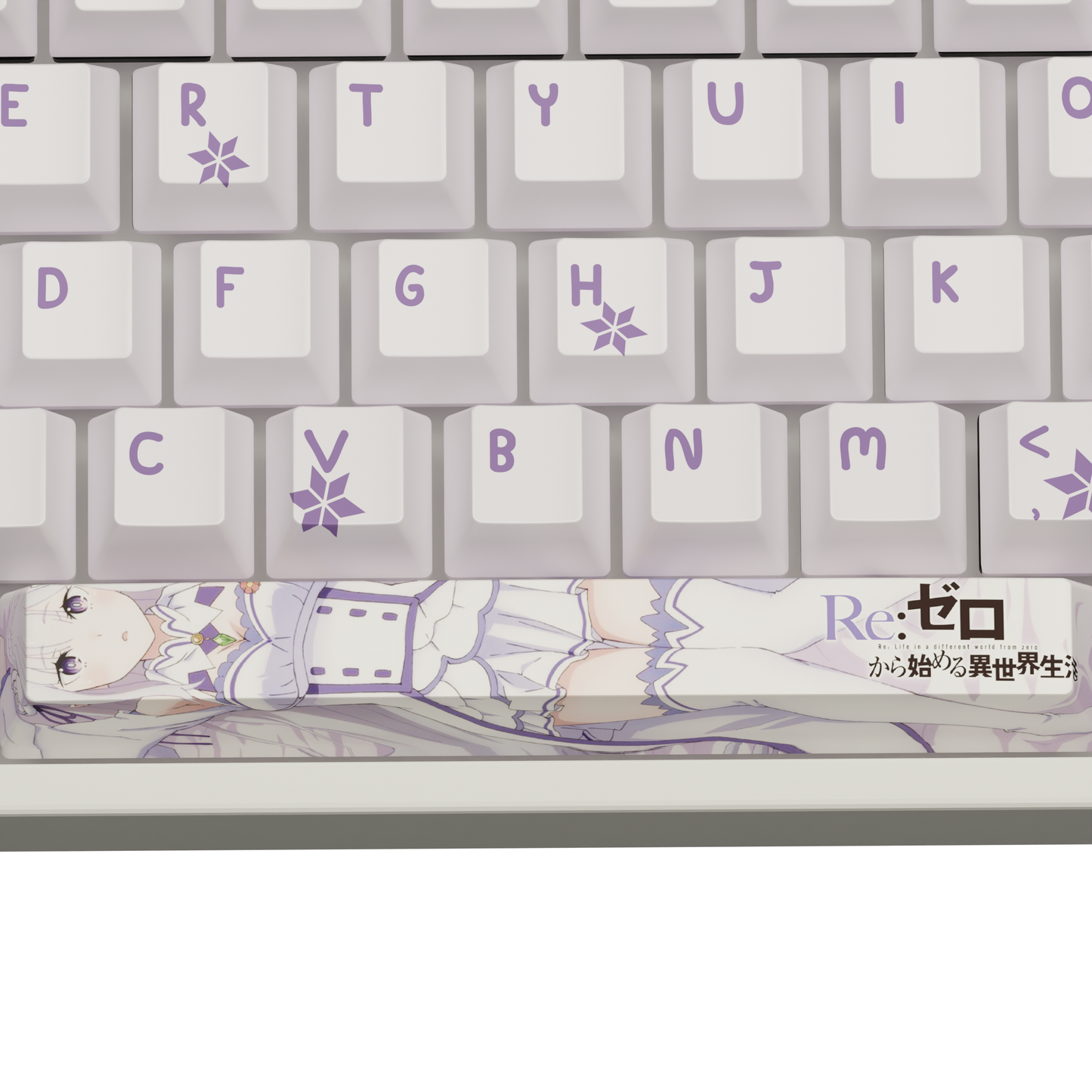 The "Frozen Elegance" Waifu Keyboard