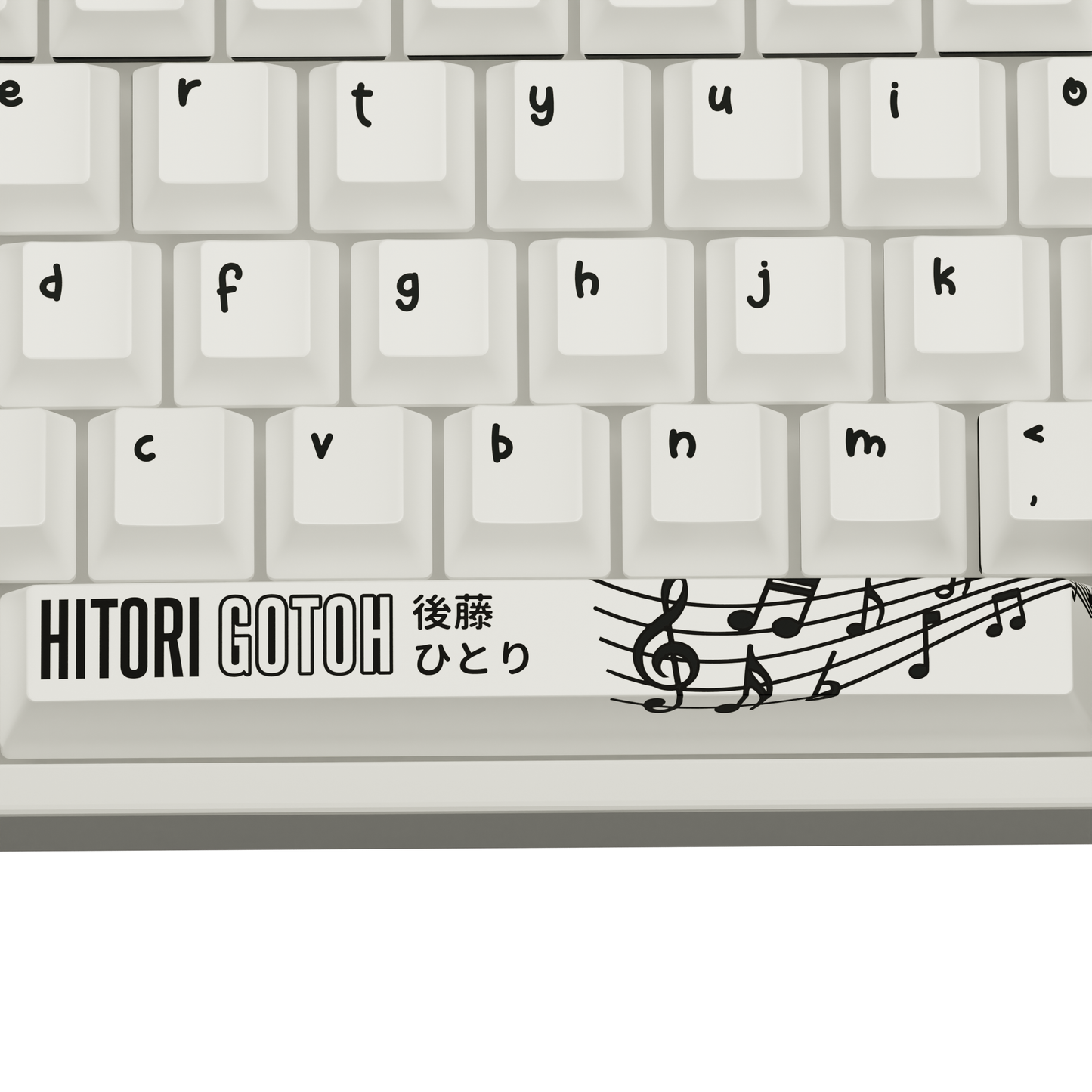 The "Shy Guitarist" Waifu Keycaps Set | Maid Cosplay