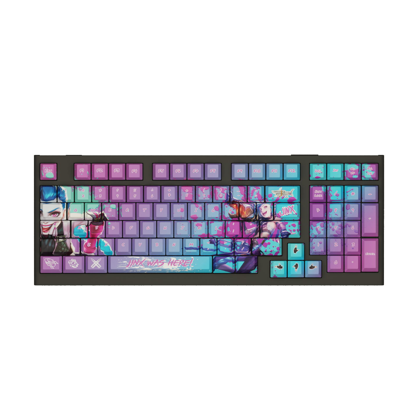 The "Boom Queen" Waifu Keyboard